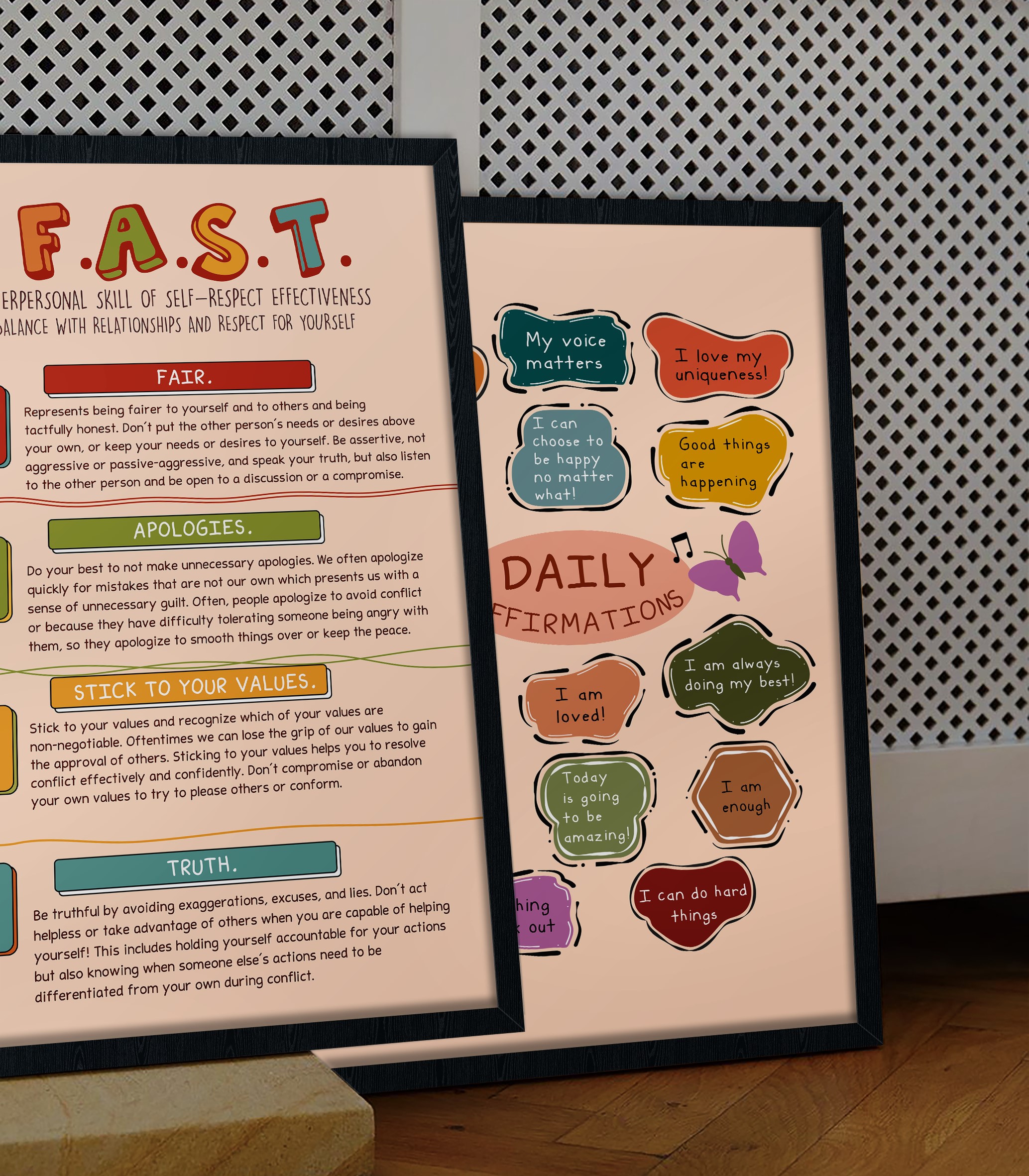 FAST Dialectical Behavior Mental Health Printable - Image 3