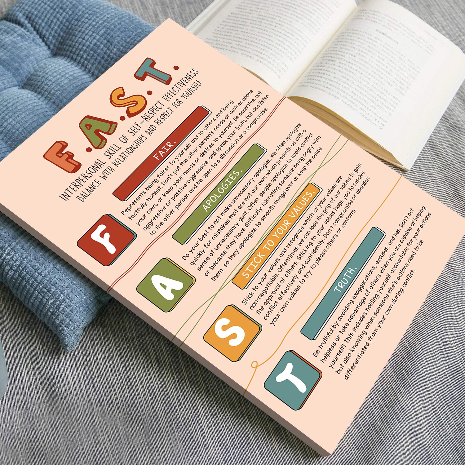 FAST Dialectical Behavior Mental Health Printable - Image 4