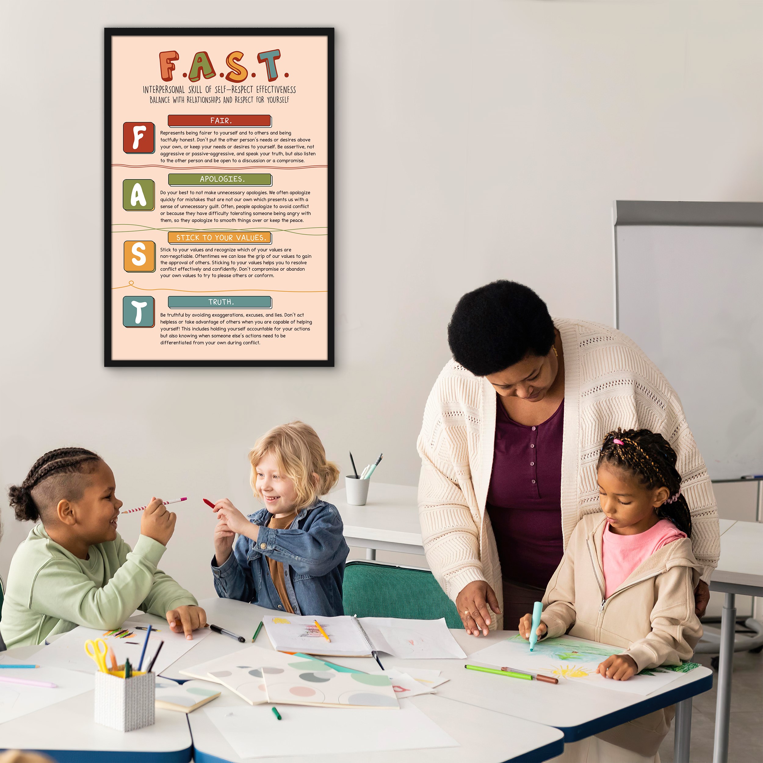 FAST Dialectical Behavior Mental Health Printable - Image 5