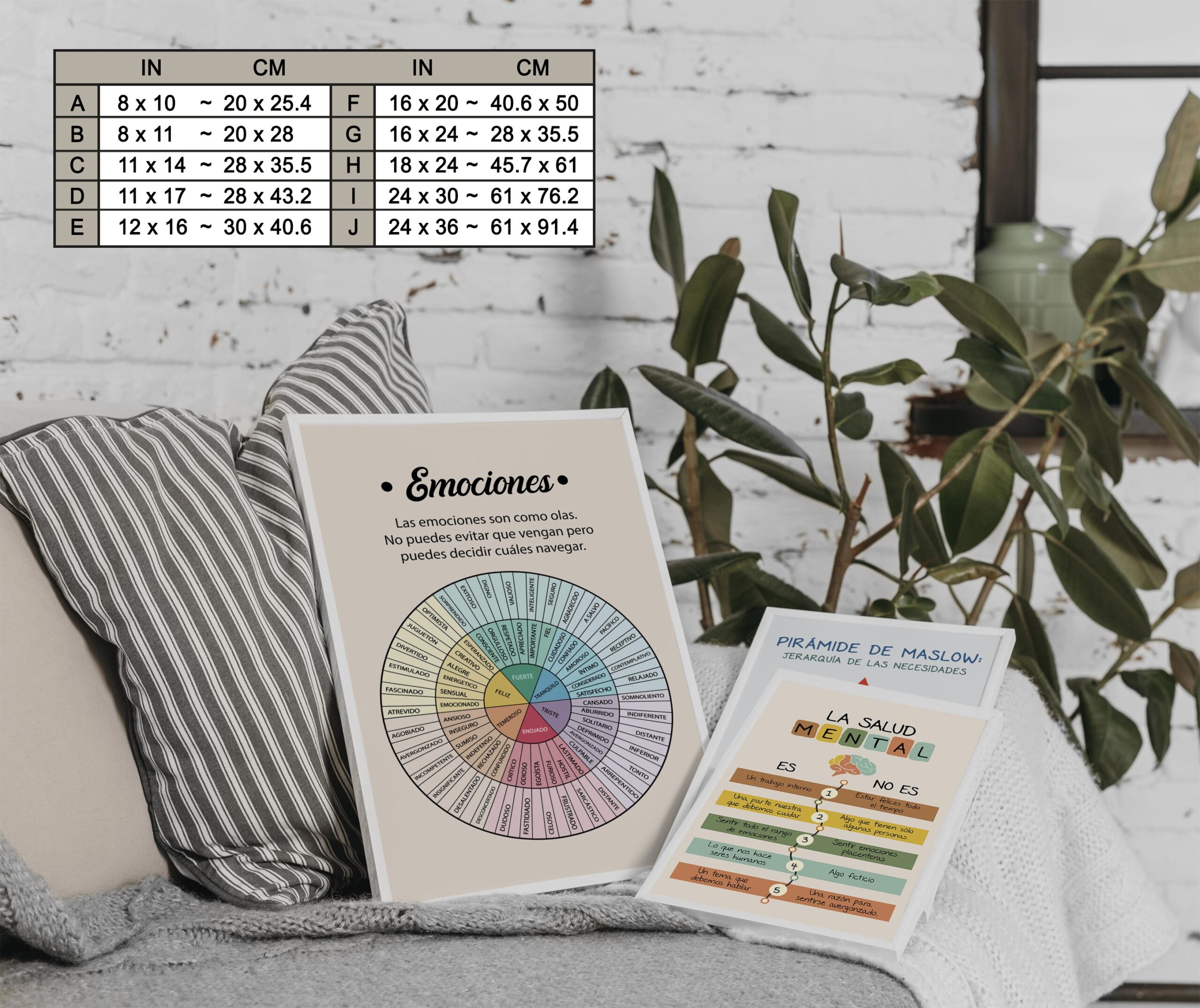 Feeling Wheel Spanish Mental Health Printable - Image 7