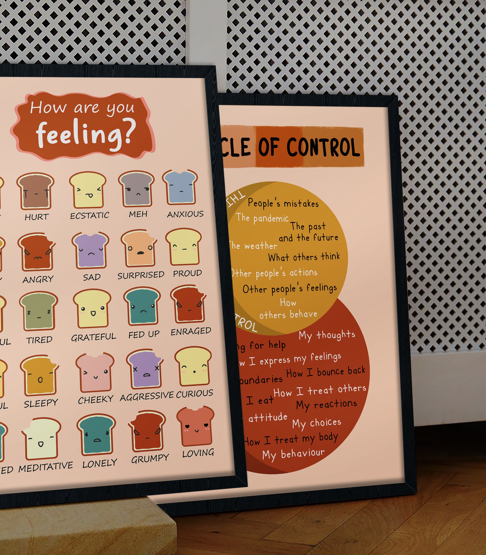 Feelings Mood Boho Mental Health Printable - Image 3