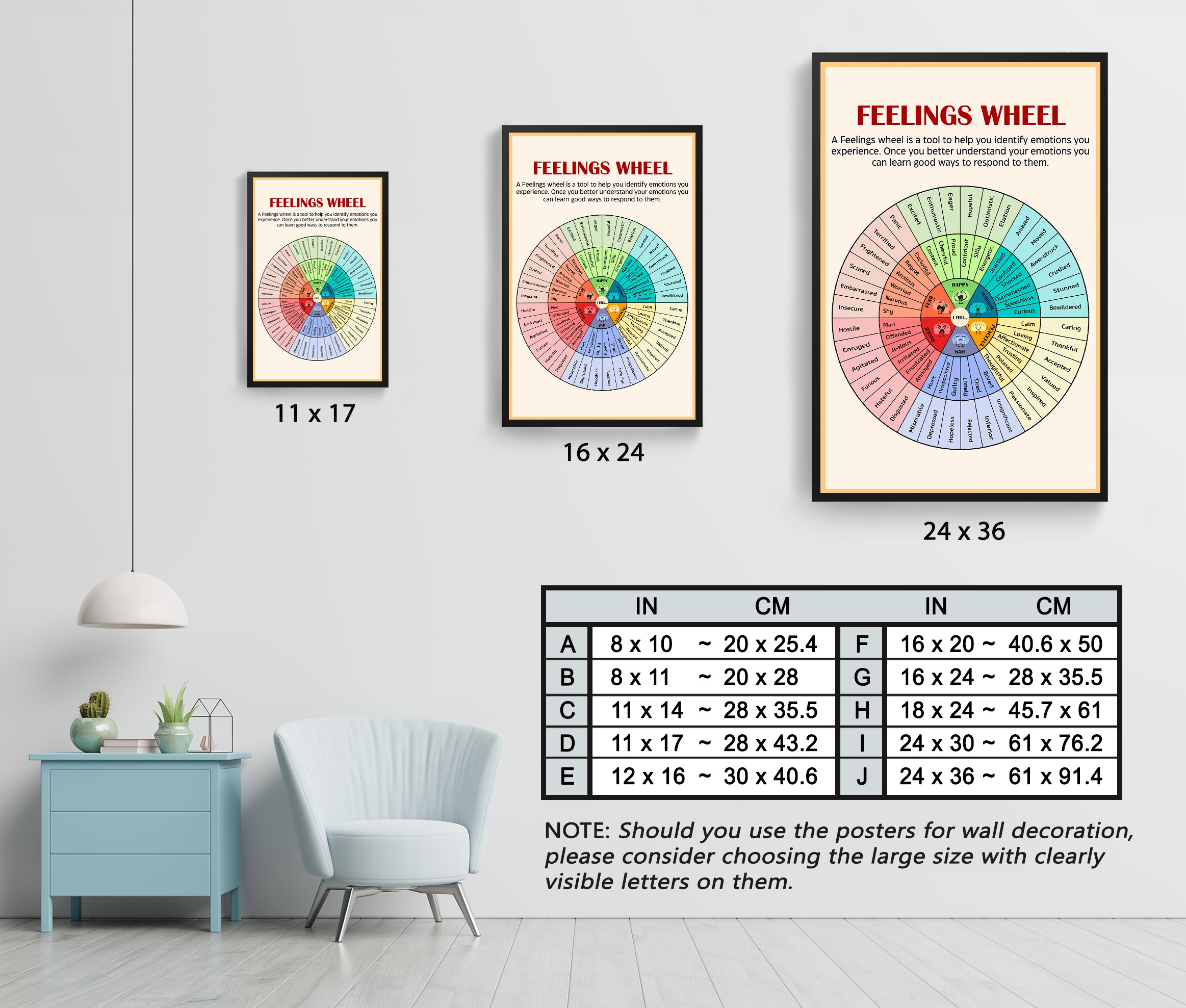Feelings Wheel Mental Health Printable - Image 7