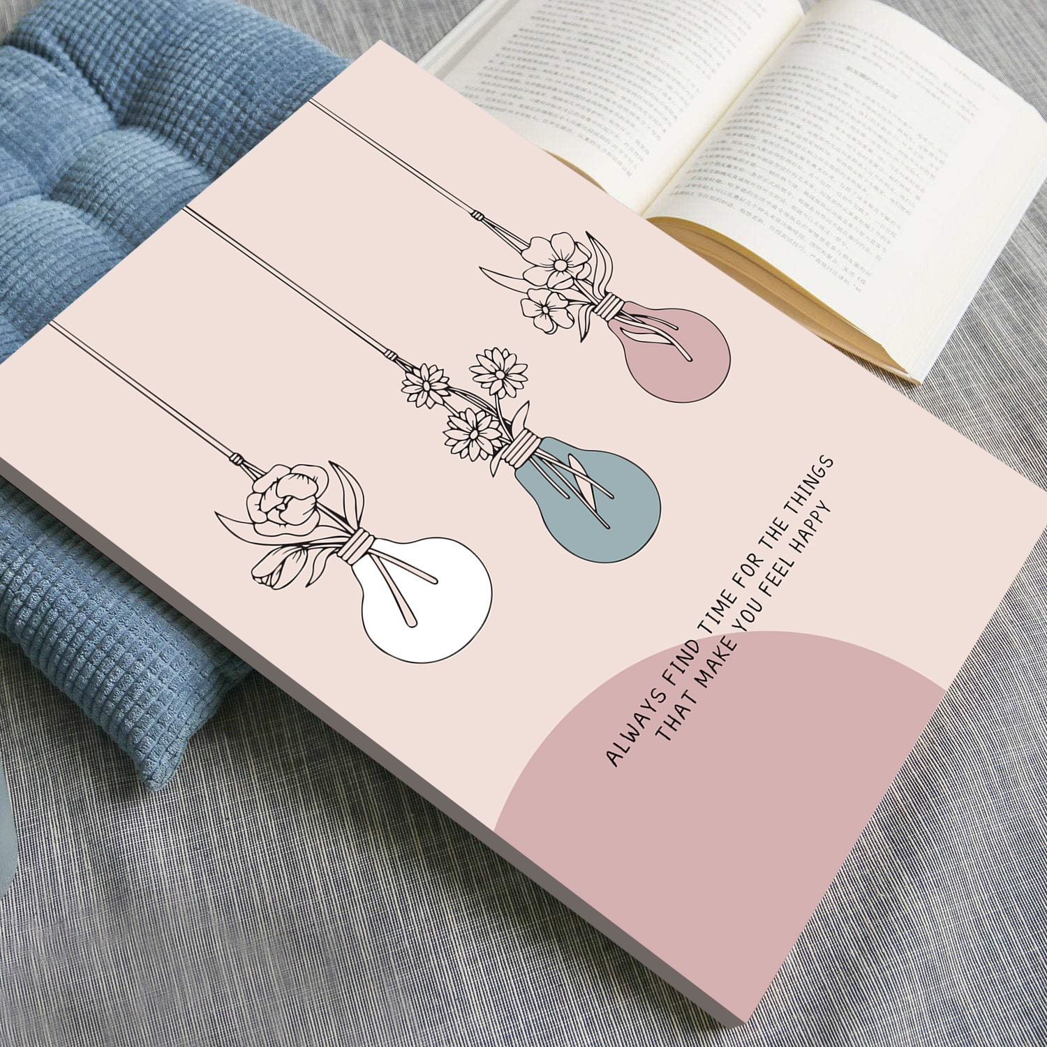 Find Time for Happiness Abstract Wall Art - Image 5