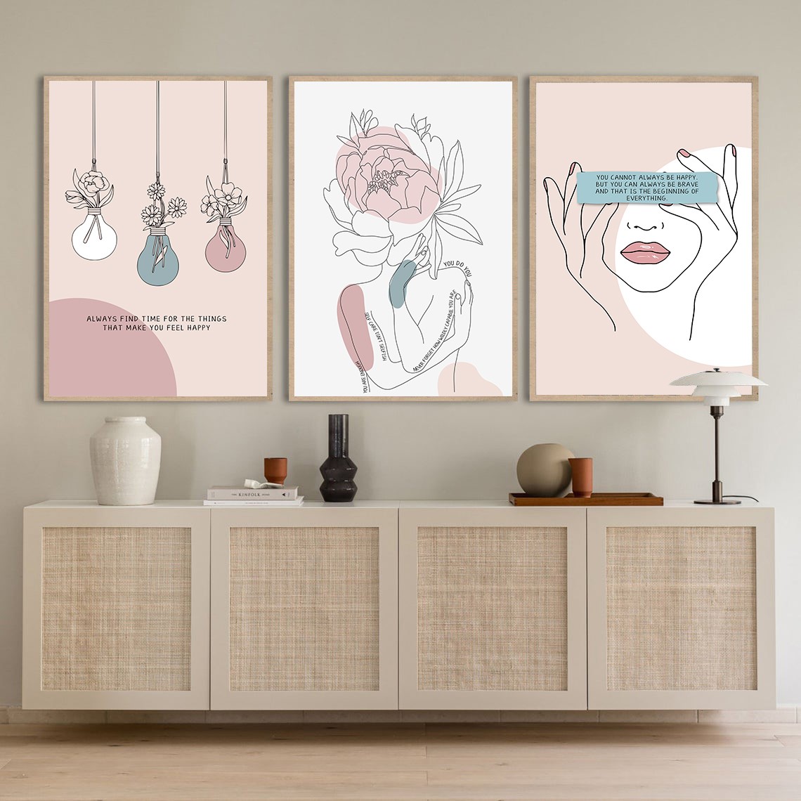 Find Time for Happiness Abstract Wall Art - Image 6