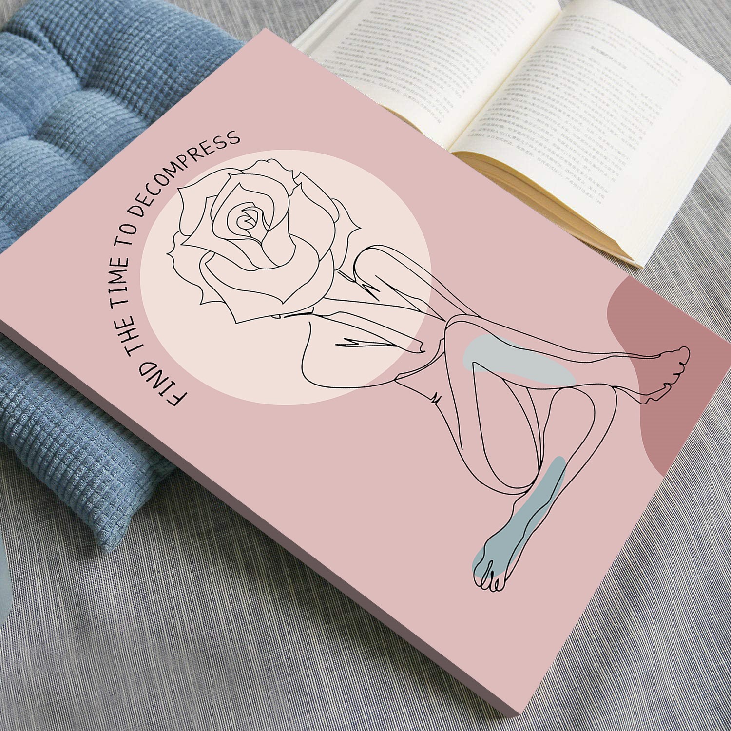 Find Time to Decompress Mental Health Wall Art - Image 5