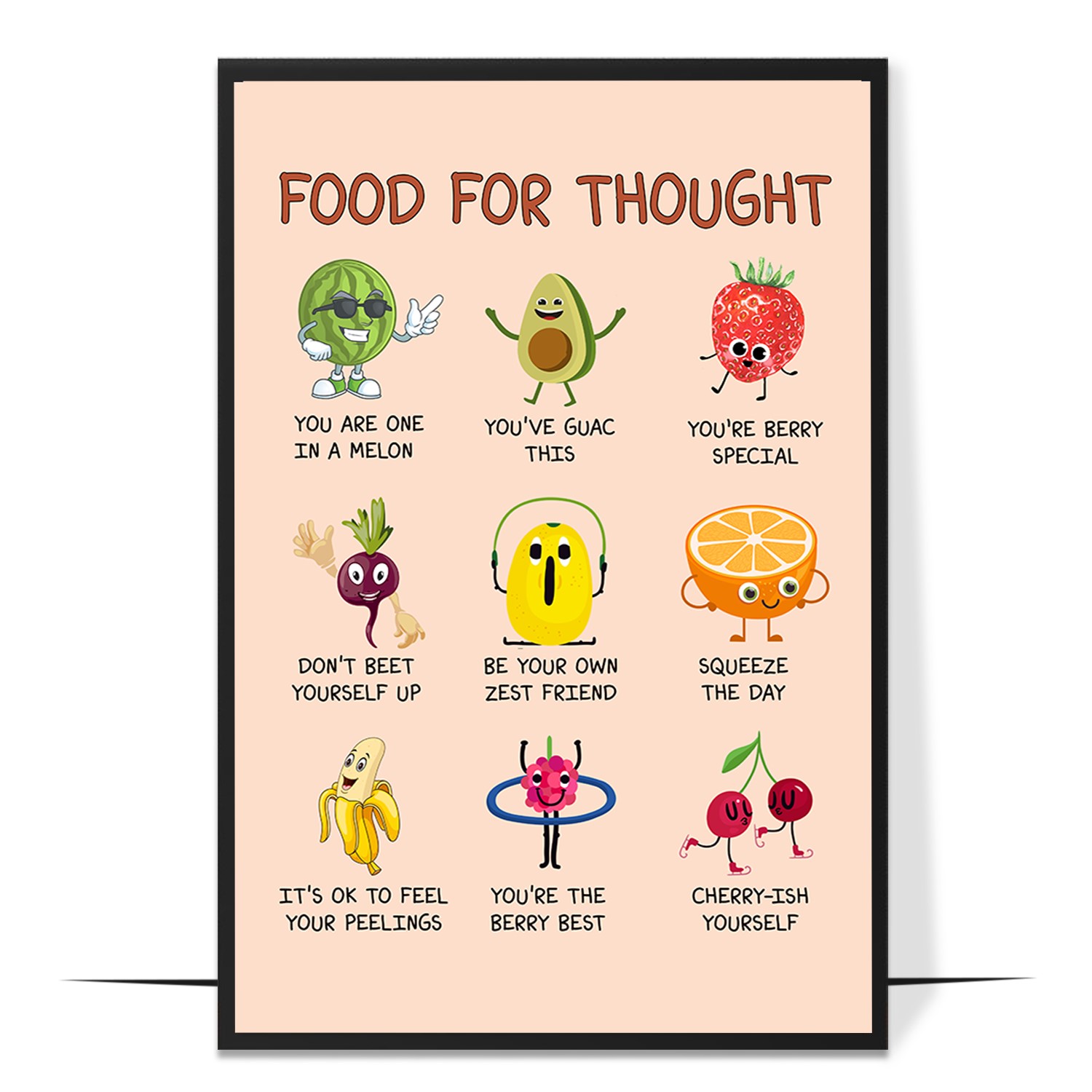 Food for Thought Positivity Wall Art