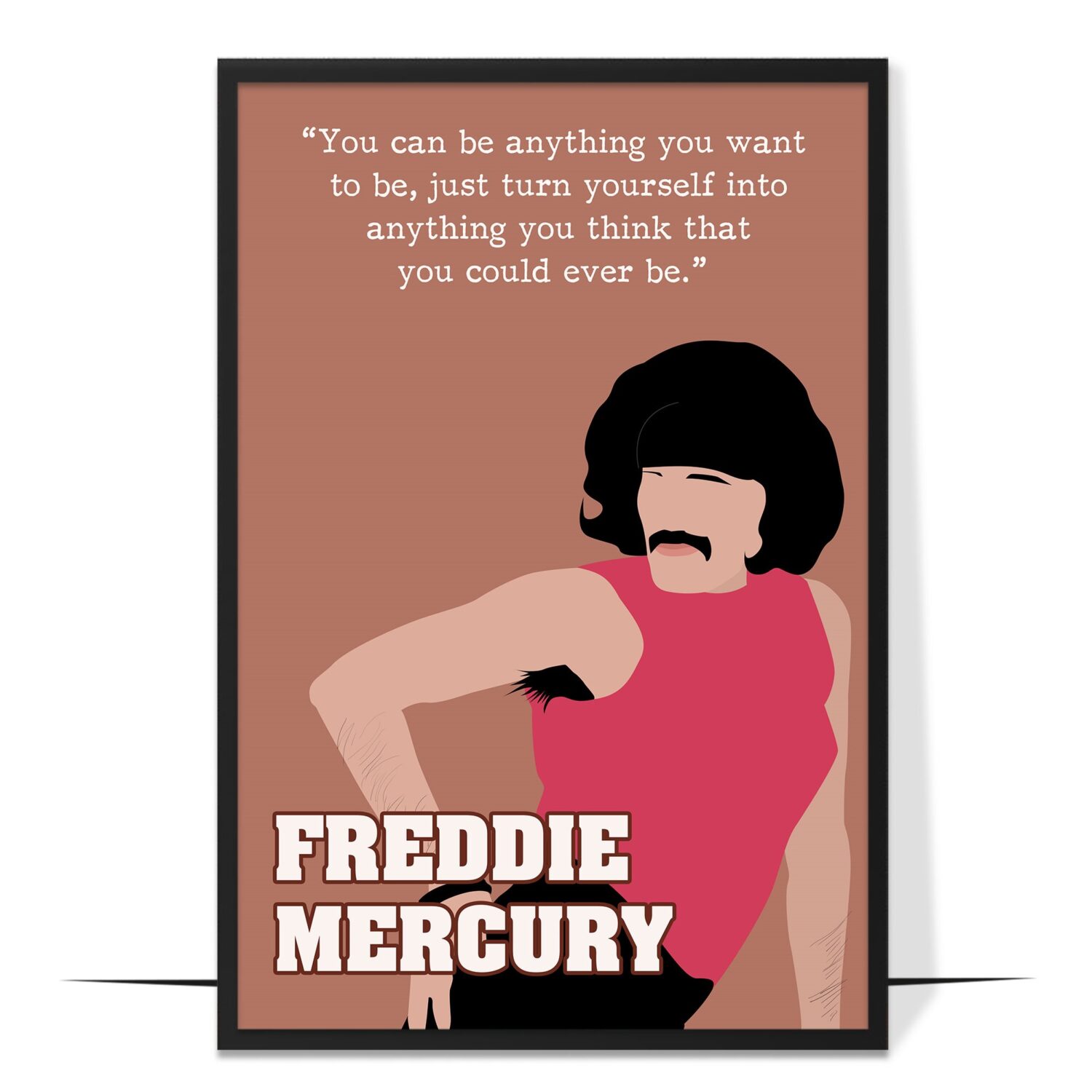 Freddie Mercury Hand-drawn Wall Art