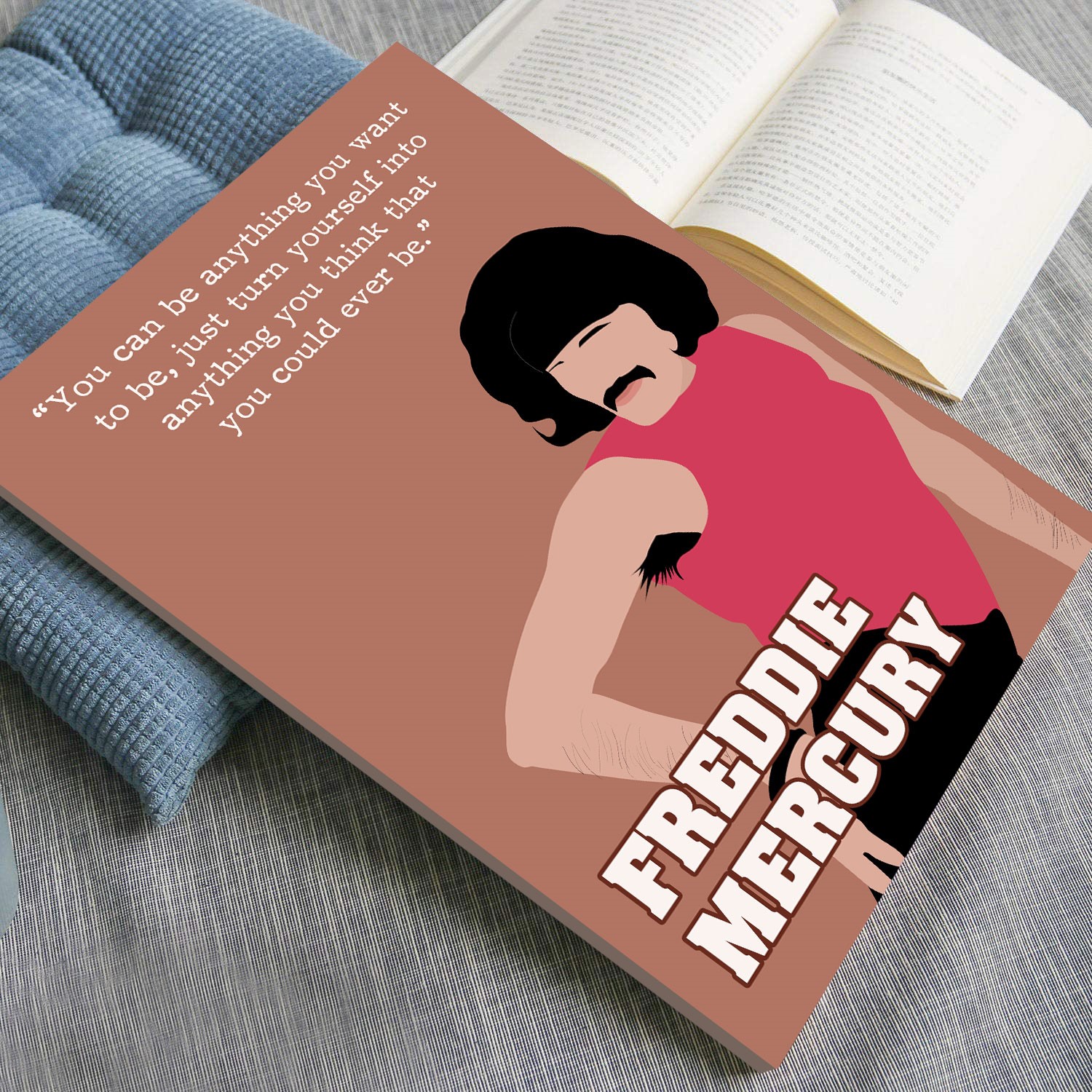 Freddie Mercury Inspirational Quote Wall Art - Image 4