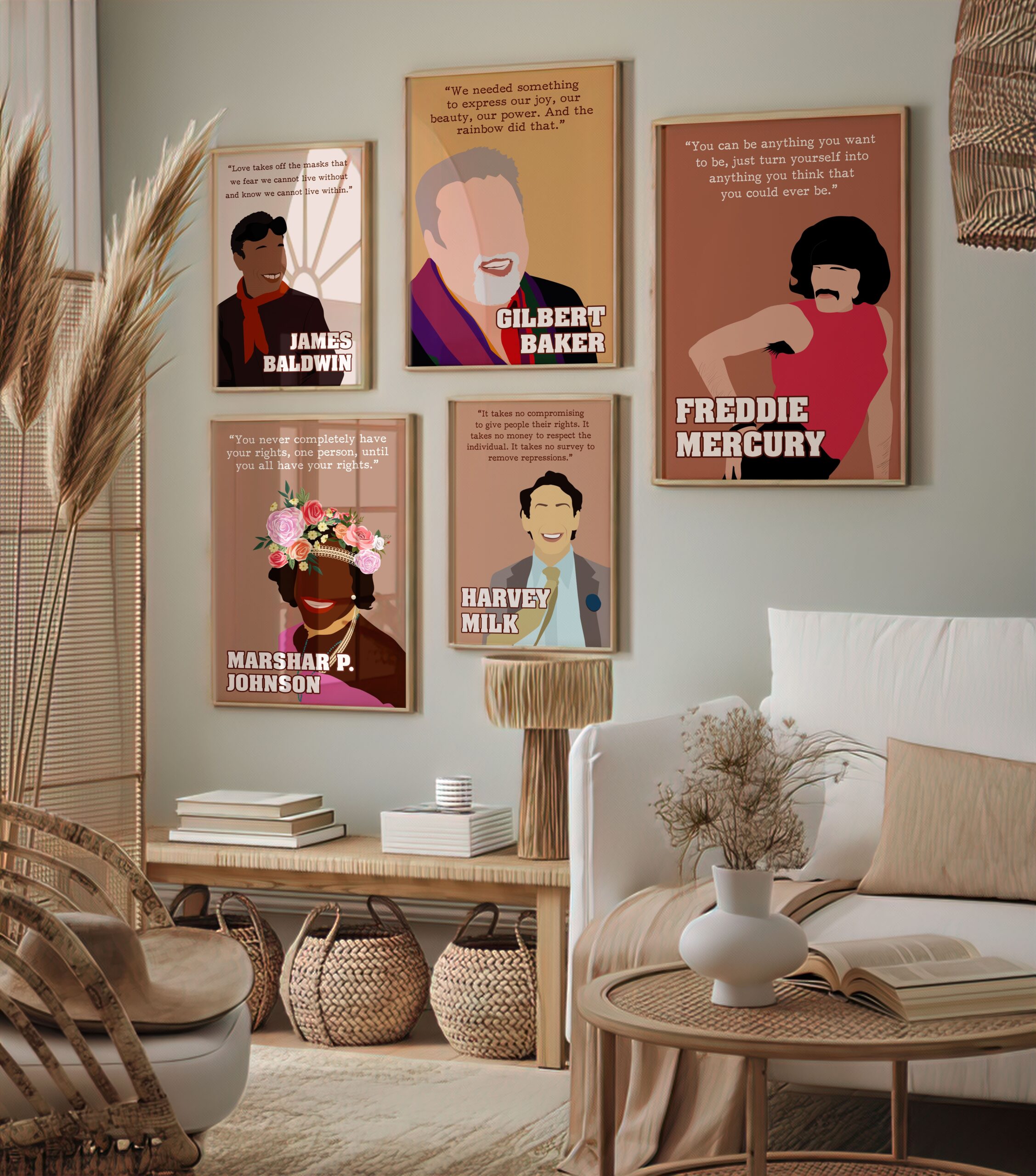 Freddie Mercury Inspirational Quote Wall Art - Image 6