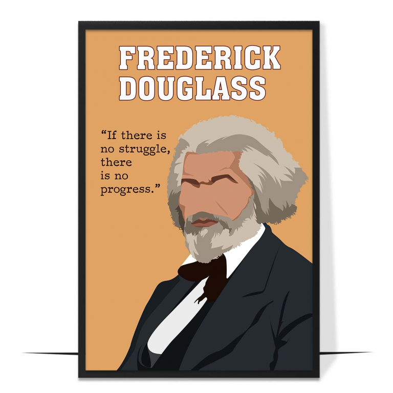 Frederick Douglass Black History Wall Art