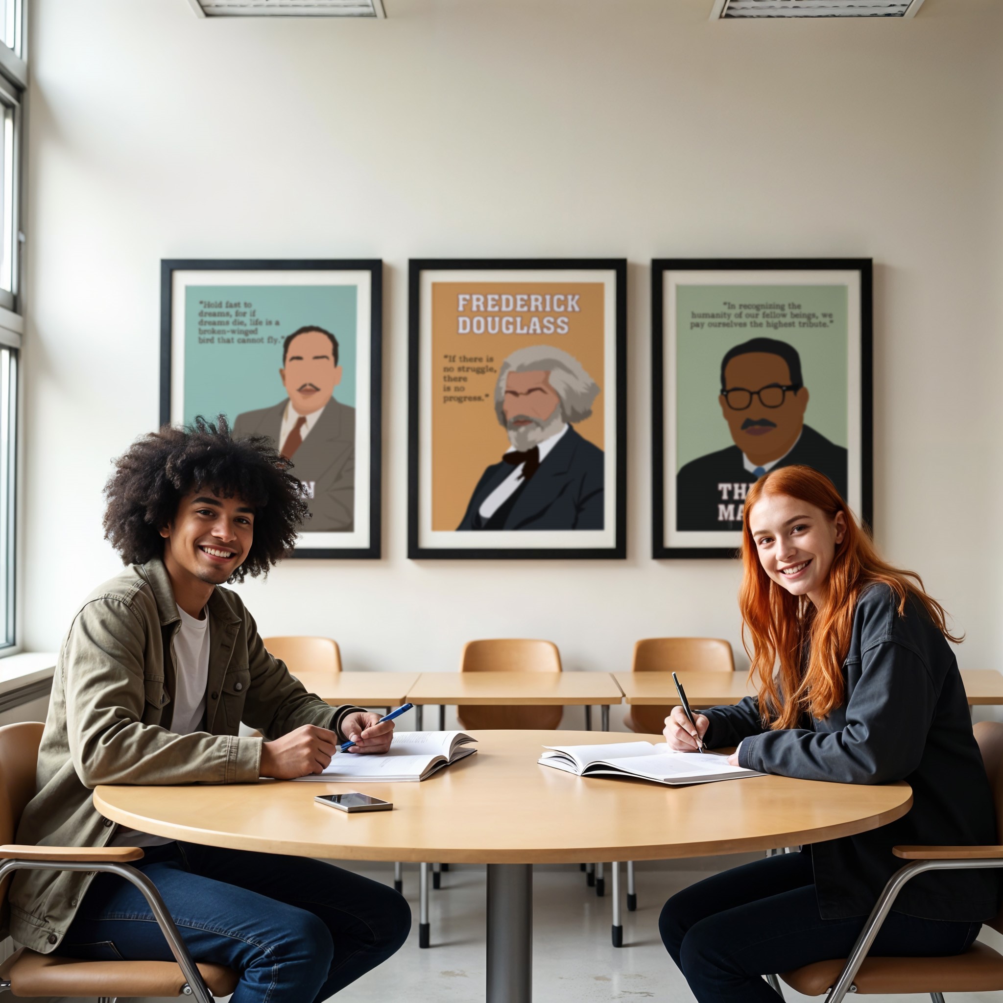 Frederick Douglass Black Inspirational Quote Wall Art - Image 7