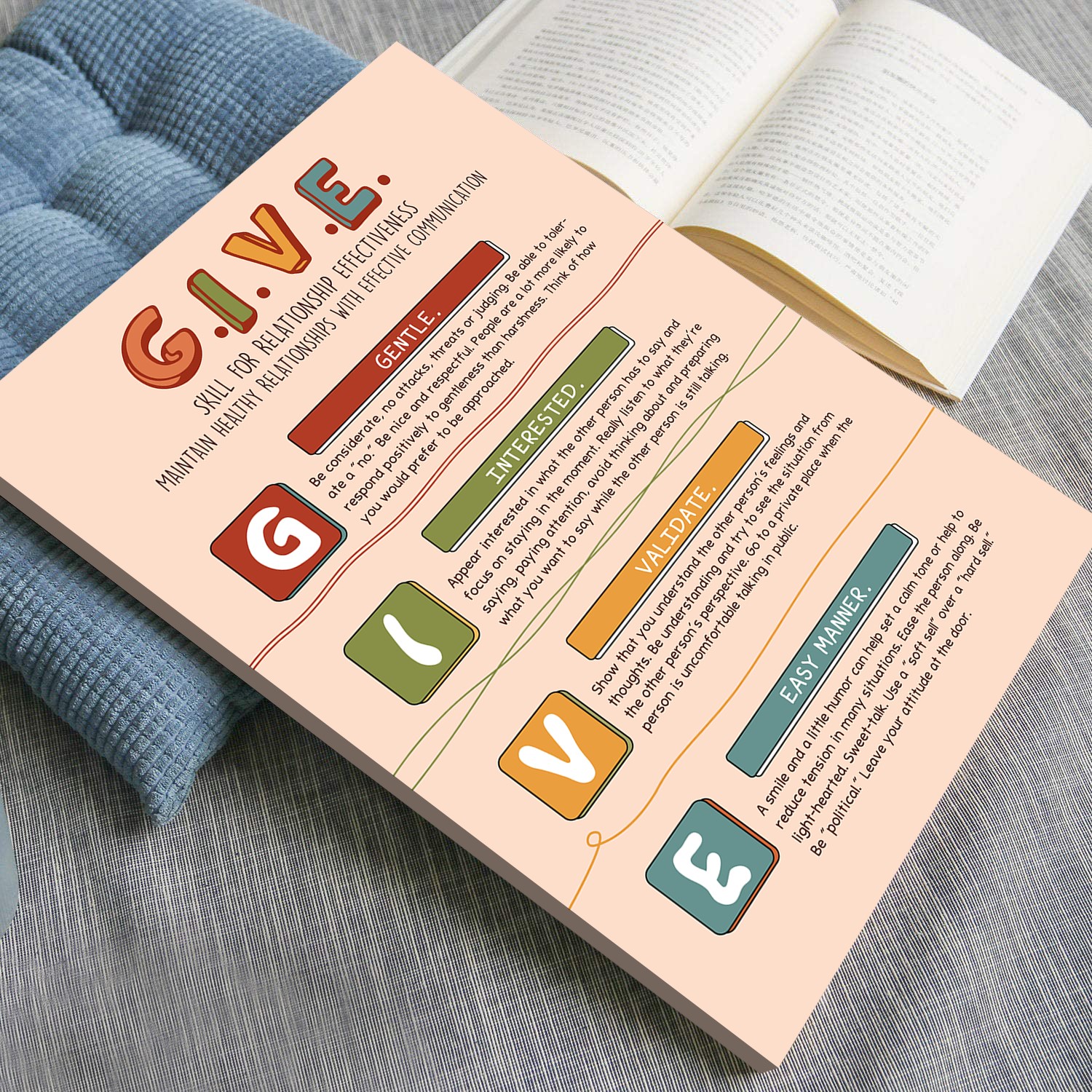 GIVE Dialectical Behavior Mental Health Printable - Image 4