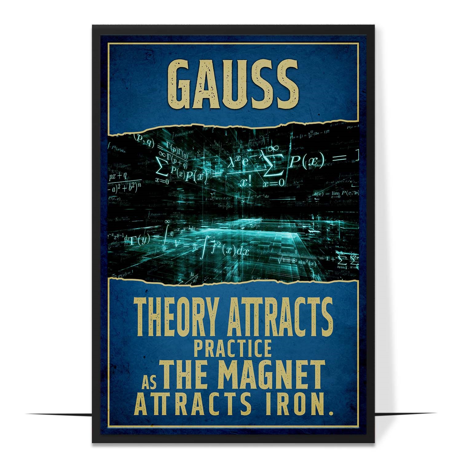 Gauss Inspirational Quote Wall Art