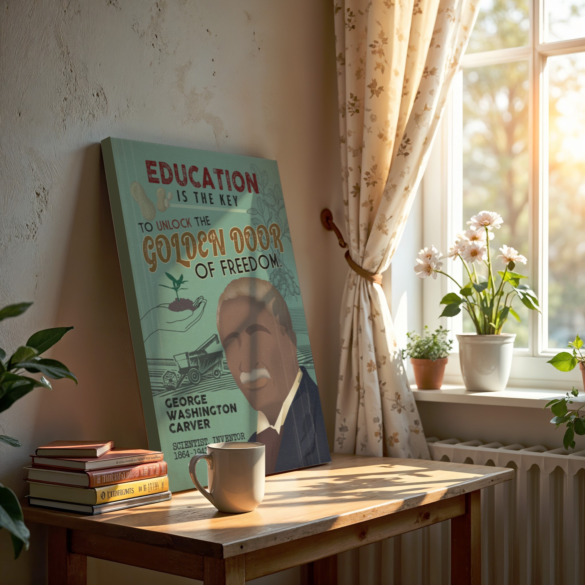 George Washington Carver Inspirational Quote Wall Art - Image 2