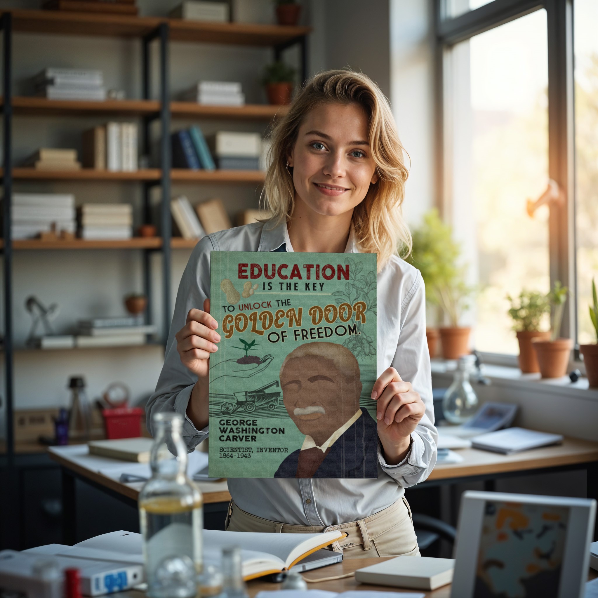 George Washington Carver Inspirational Quote Wall Art - Image 6