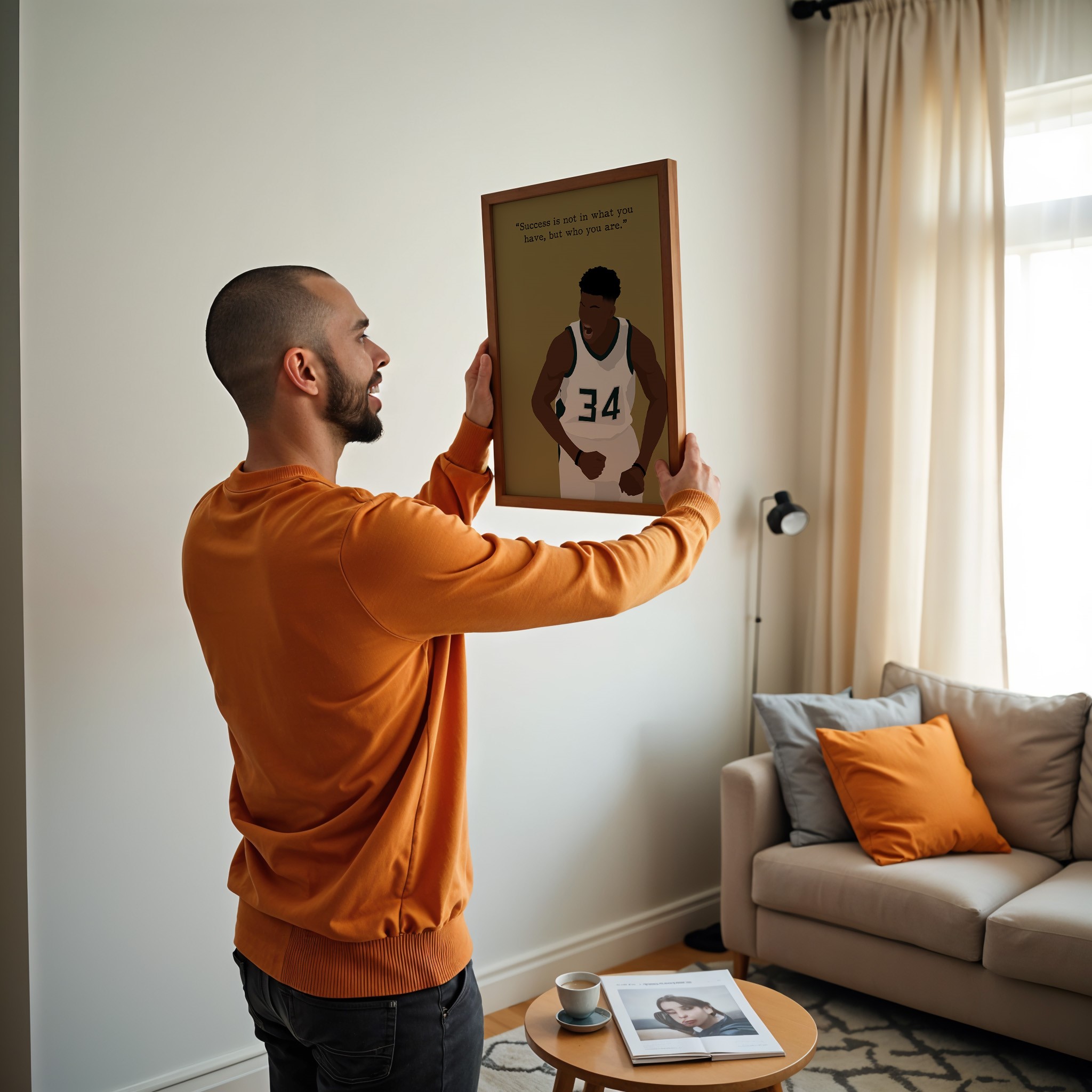 Giannis Basketball Motivational Quote Wall Art - Image 6