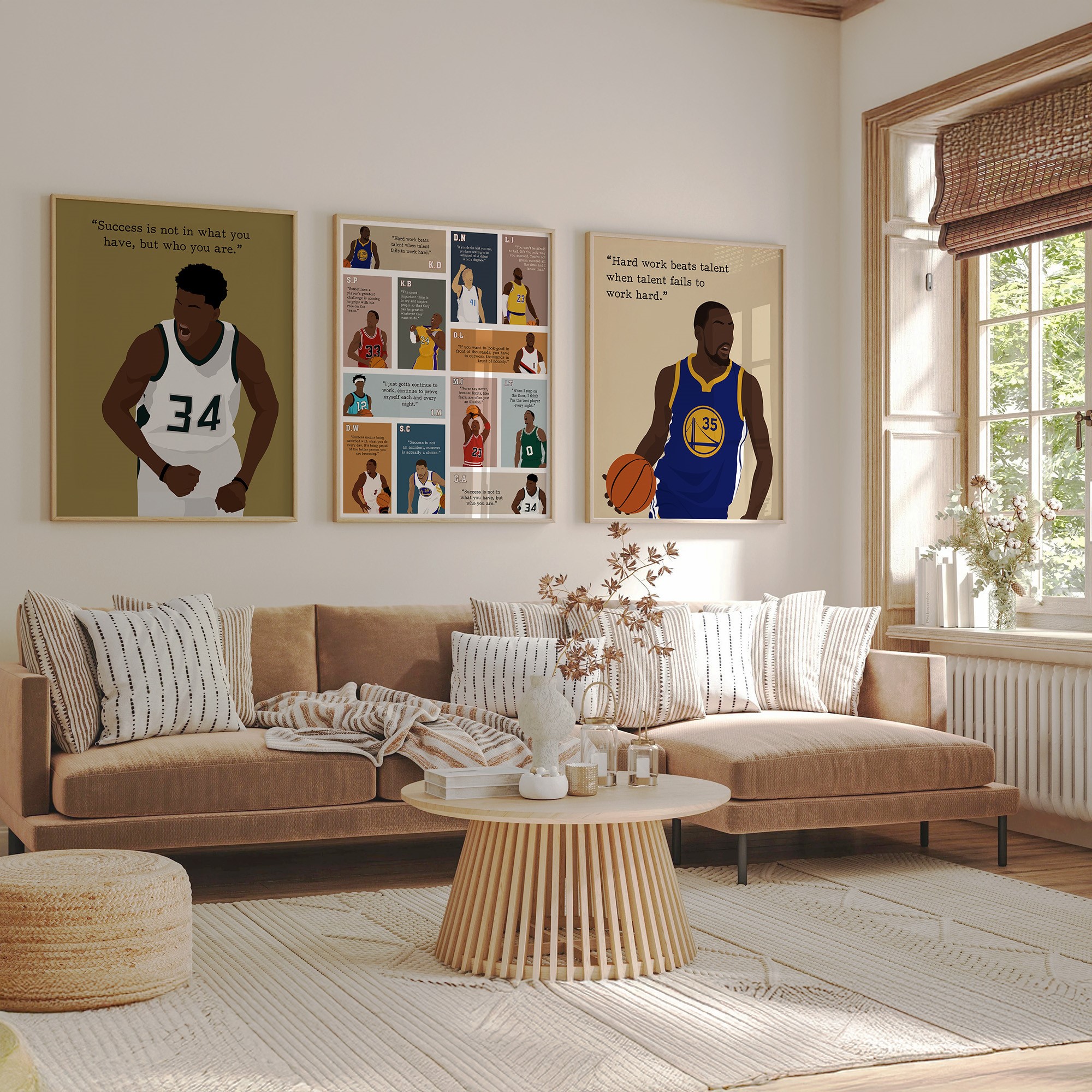 Giannis Basketball Motivational Quote Wall Art - Image 7