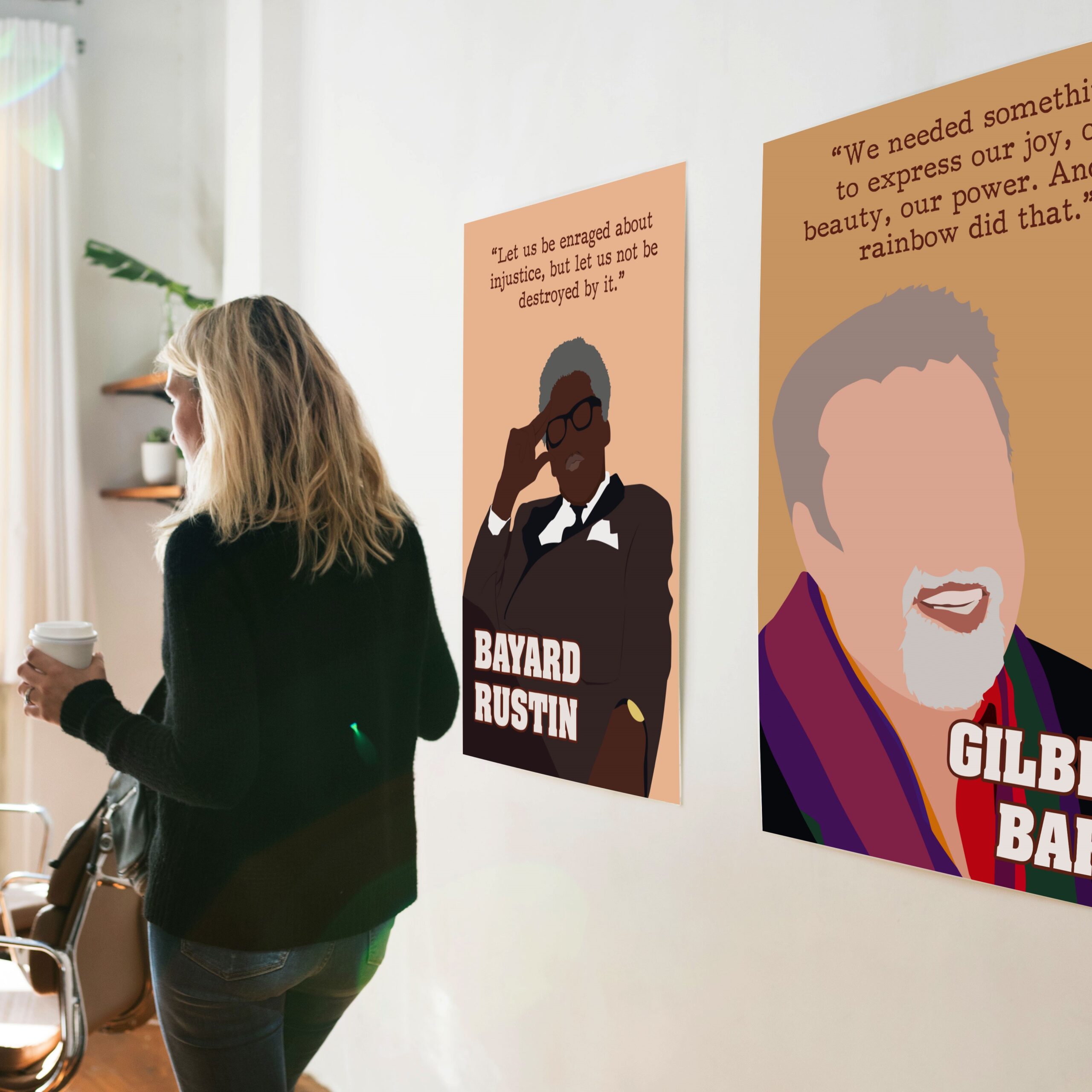 Gilbert Baker Inspirational Quote Wall Art - Image 2