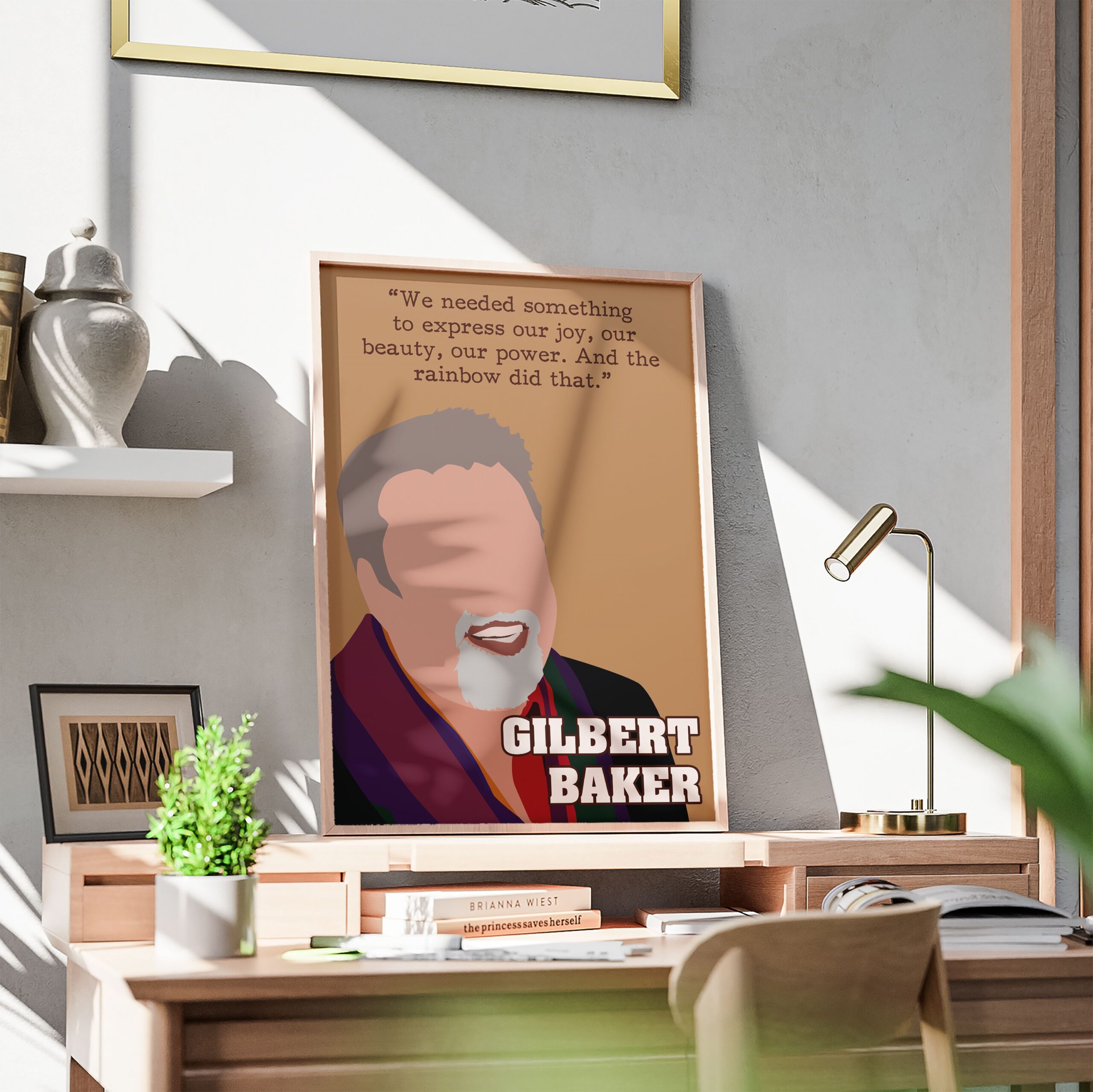 Gilbert Baker Inspirational Quote Wall Art - Image 3