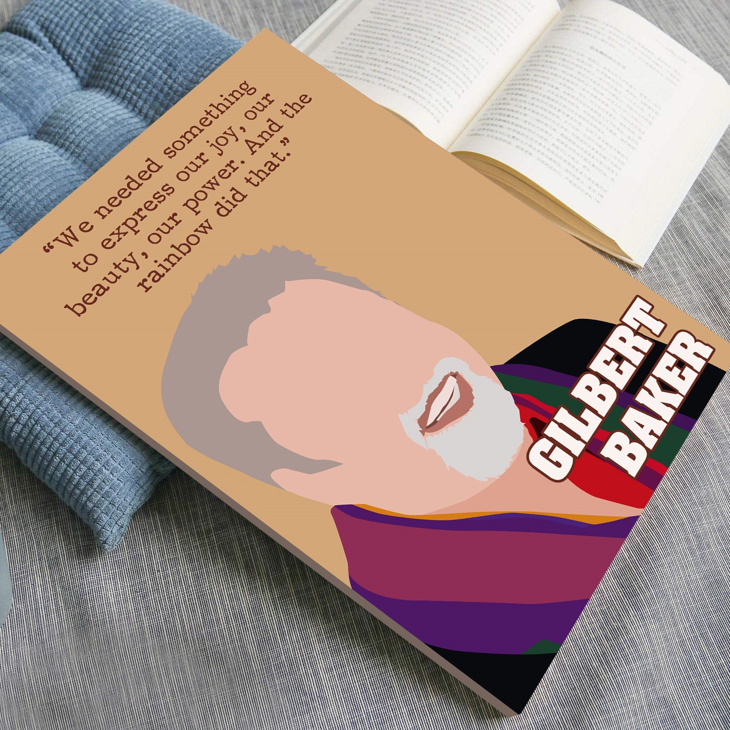 Gilbert Baker Inspirational Quote Wall Art - Image 4