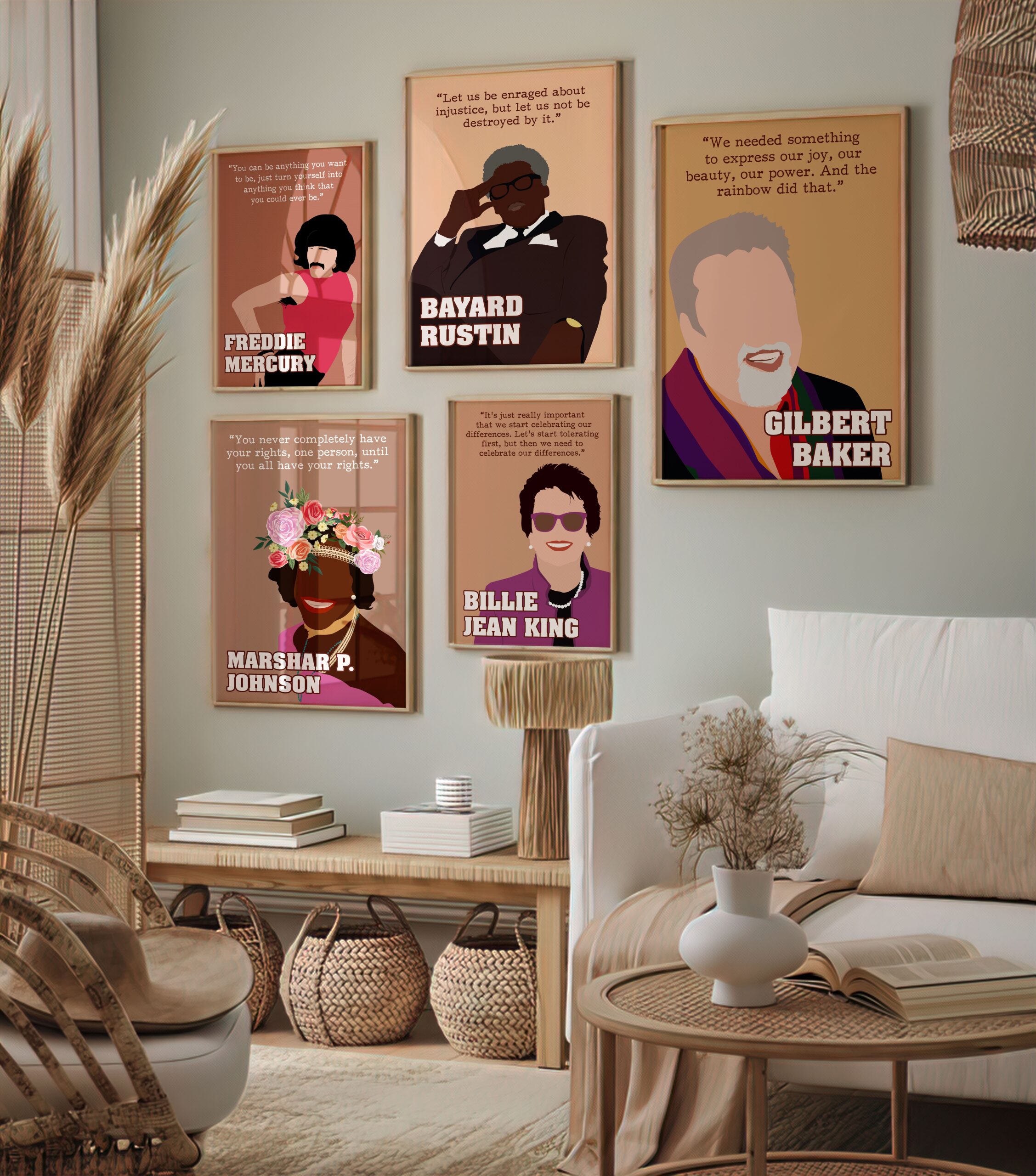 Gilbert Baker Inspirational Quote Wall Art - Image 6