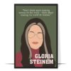 Gloria Steinem Hand-drawn Wall Art