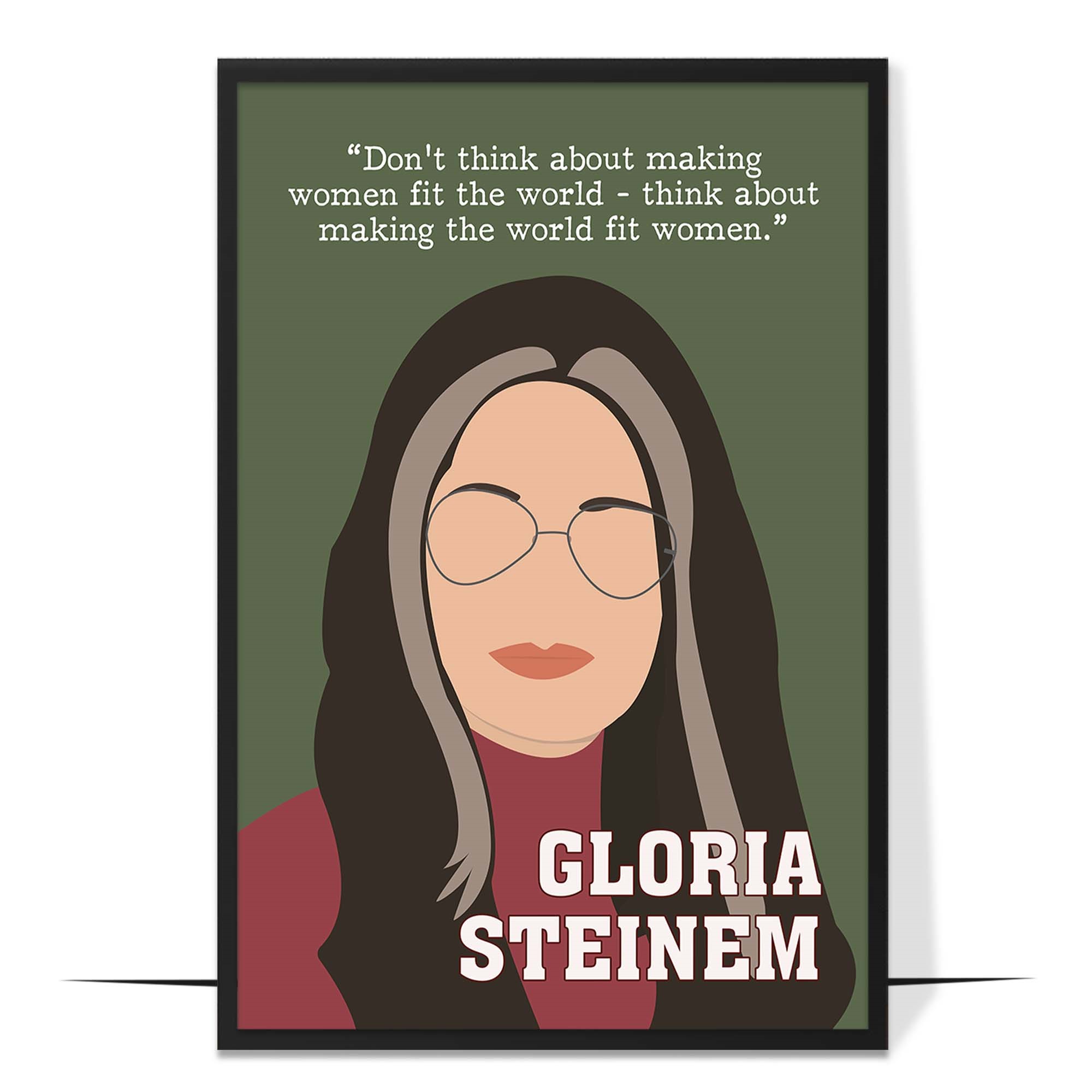 Gloria Steinem Hand-drawn Wall Art