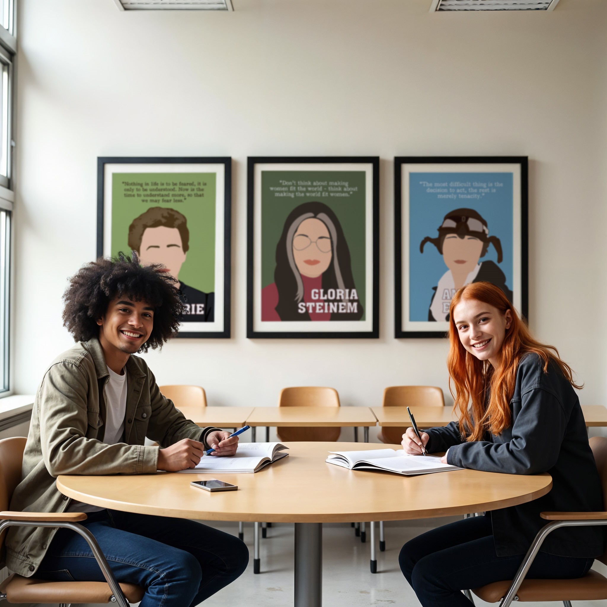 Gloria Steinem Powerful Women Inspirational Quote Wall Art - Image 7