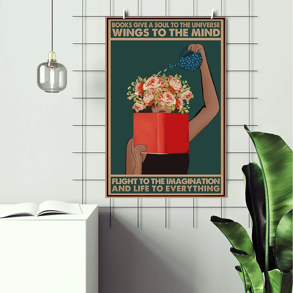 Good Day Reading Books Positive Vintage Printable - Image 2