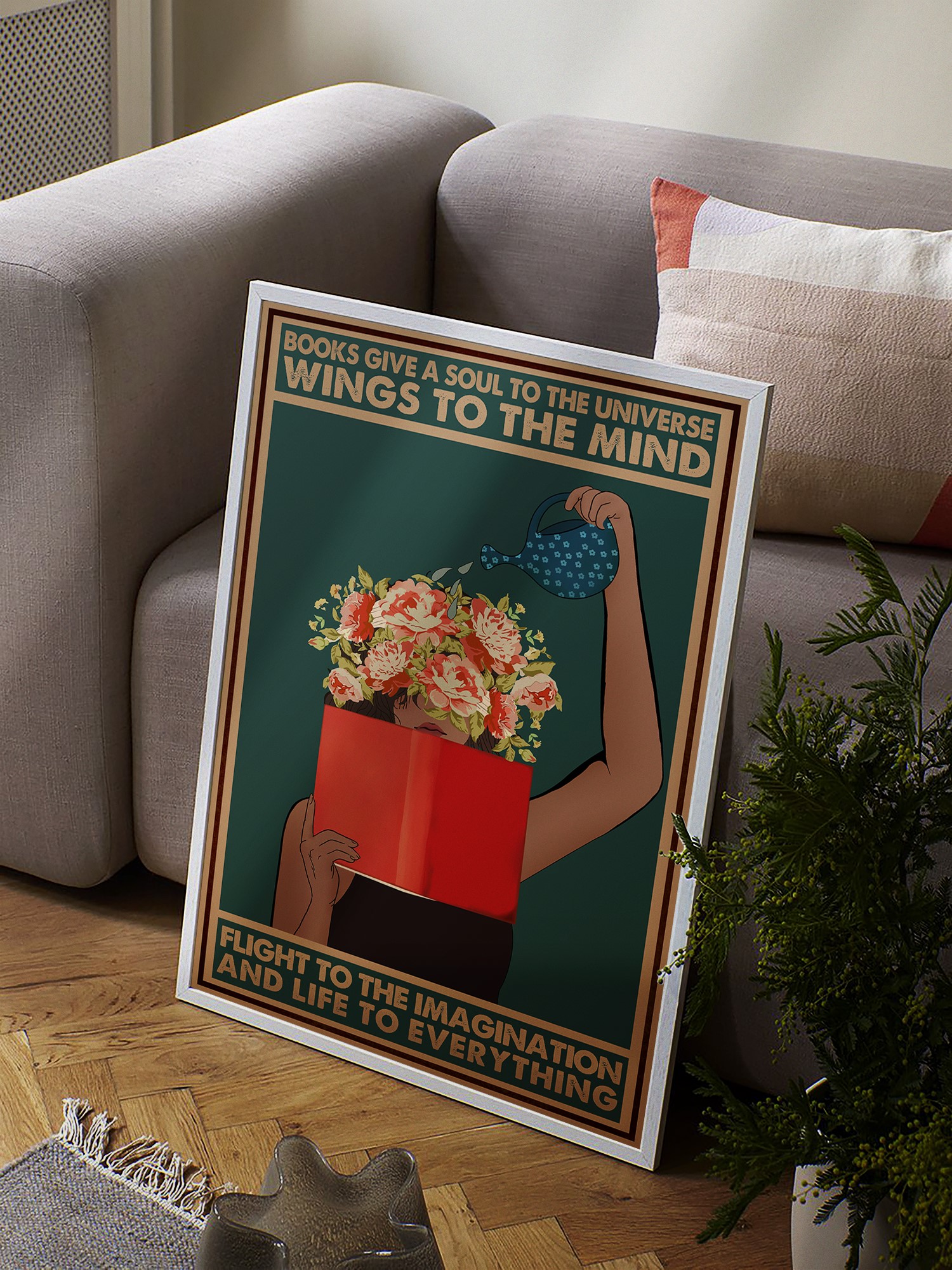 Good Day Reading Books Positive Vintage Printable - Image 3