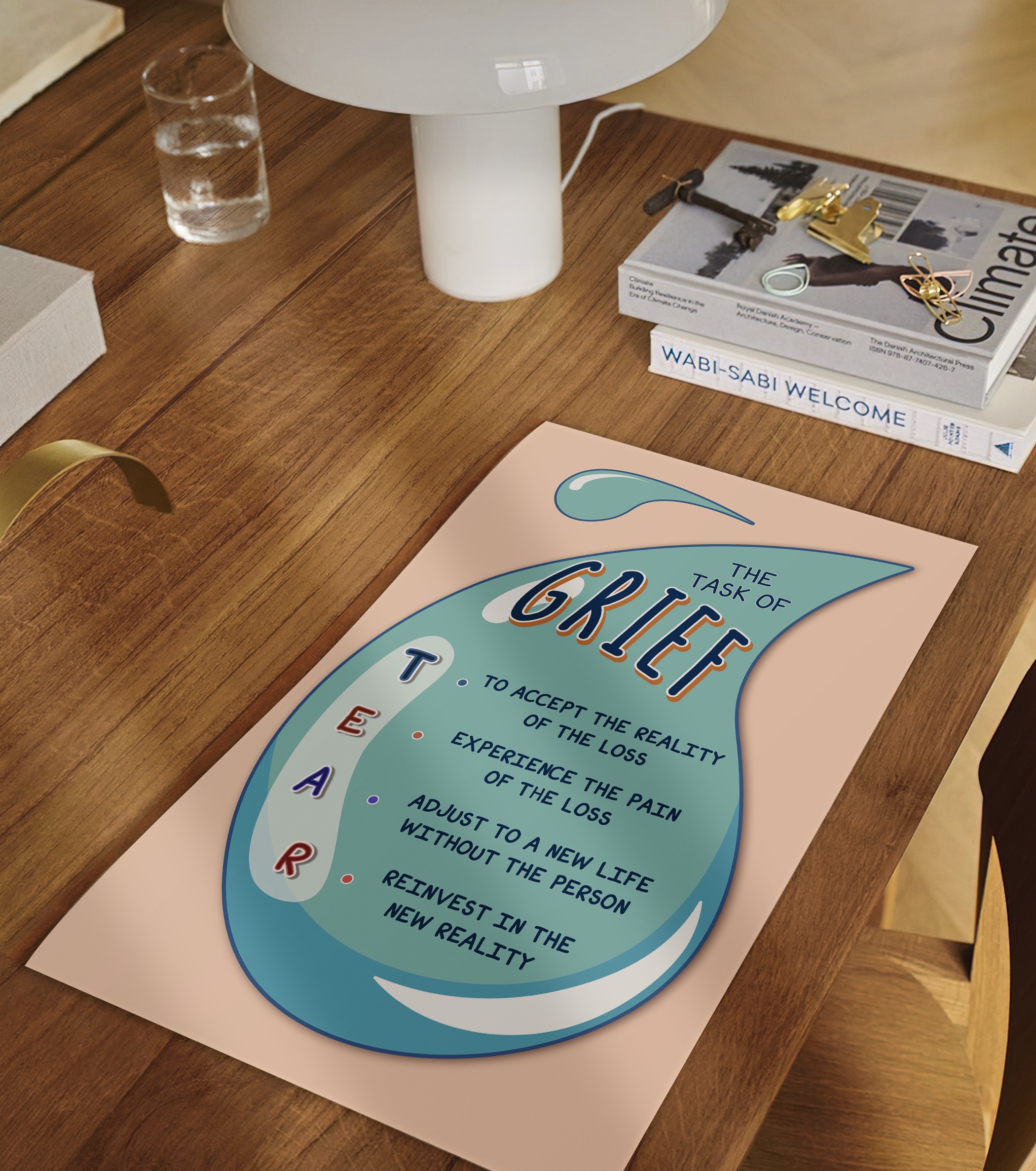 Grief Bereavement Loss Boho Mental Health Printable - Image 2