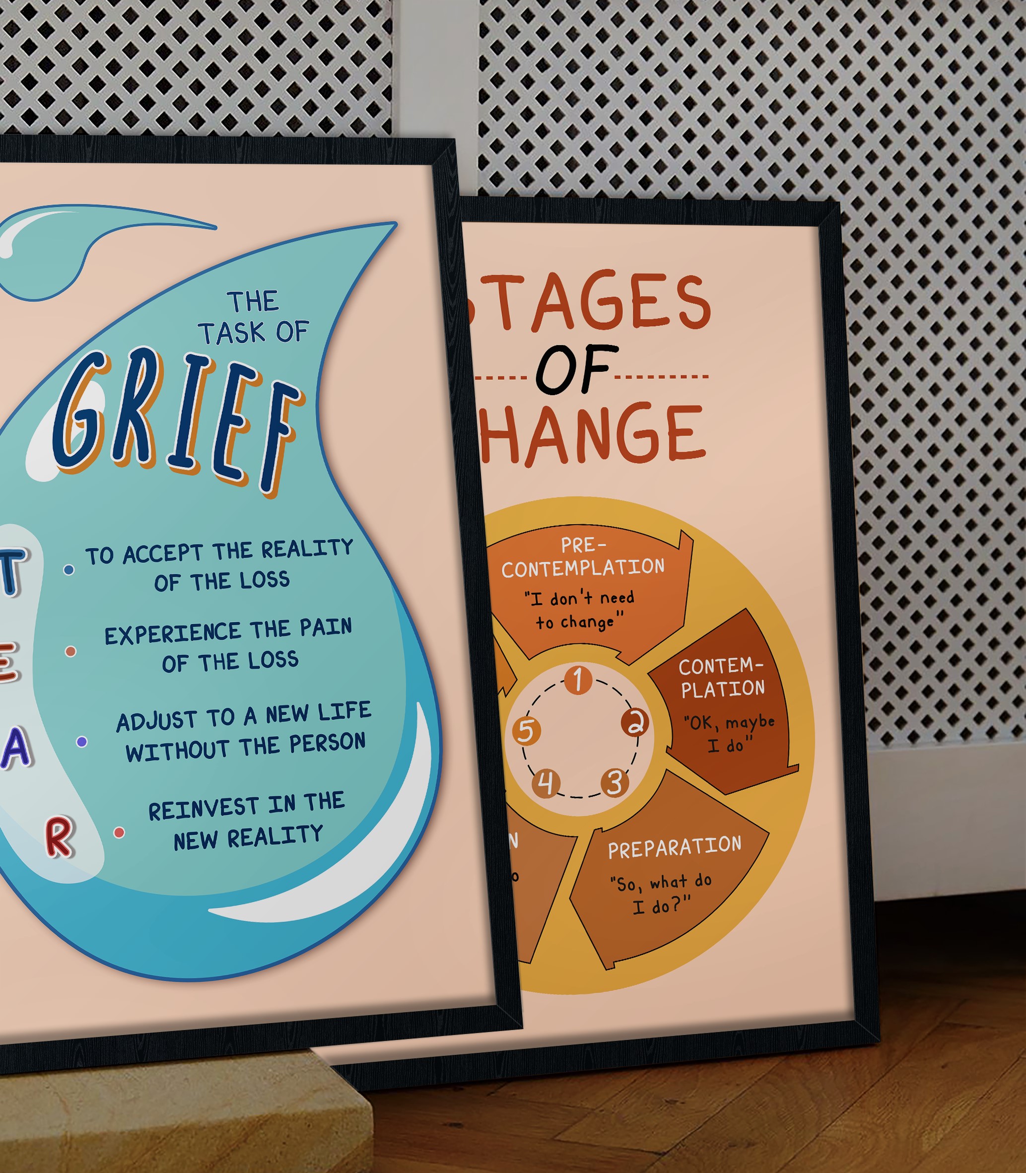 Grief Bereavement Loss Boho Mental Health Printable - Image 3