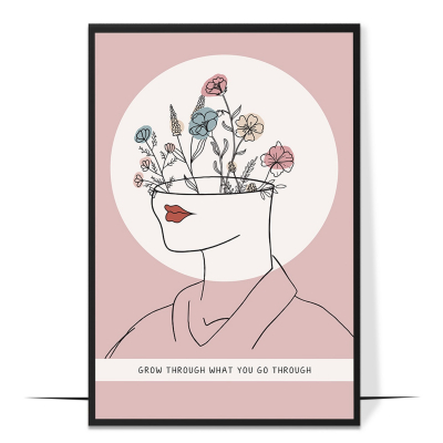Grow Through Abstract Wall Art