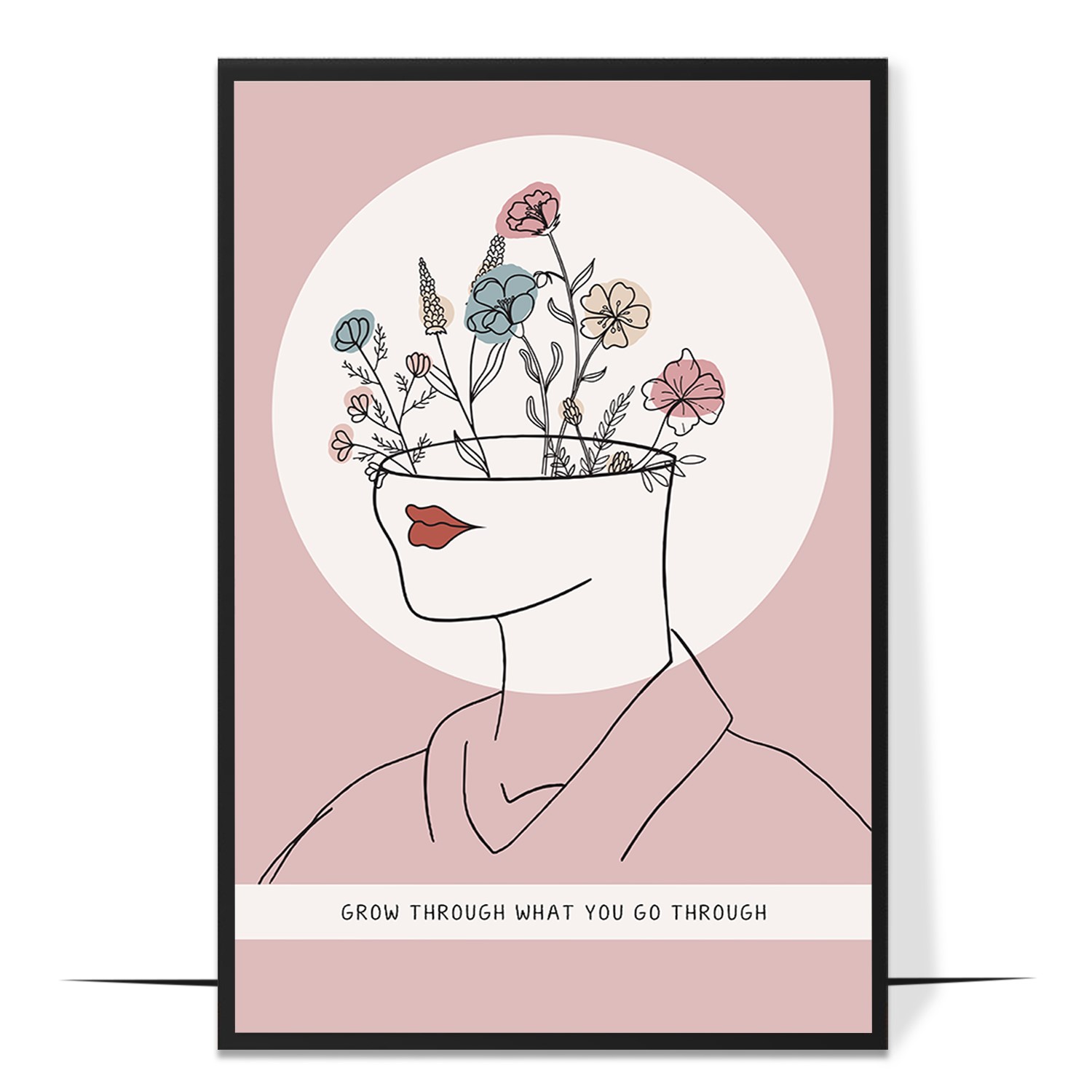 Grow Through Abstract Wall Art