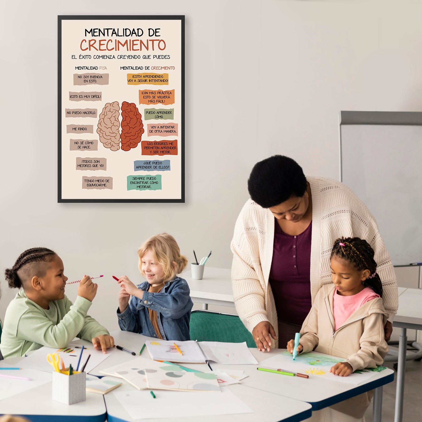 Growth Mindset Spanish Mental Health Printable - Image 5