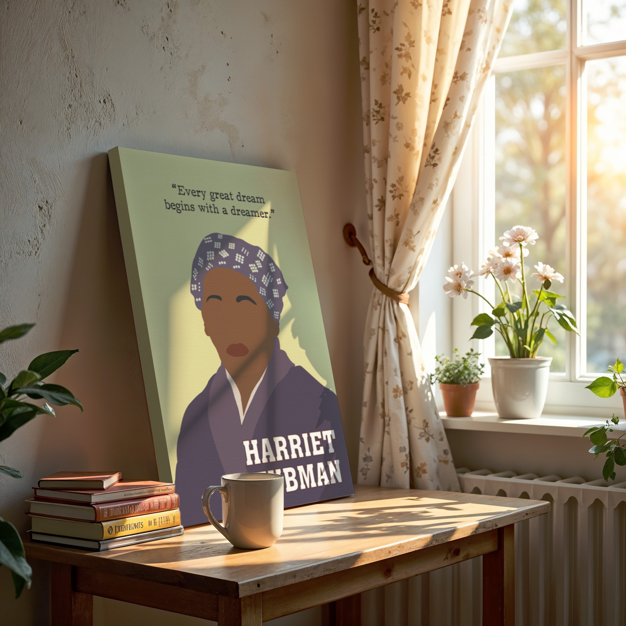 Harriet Tubman Black History Inspirational Quote Wall Art - Image 3