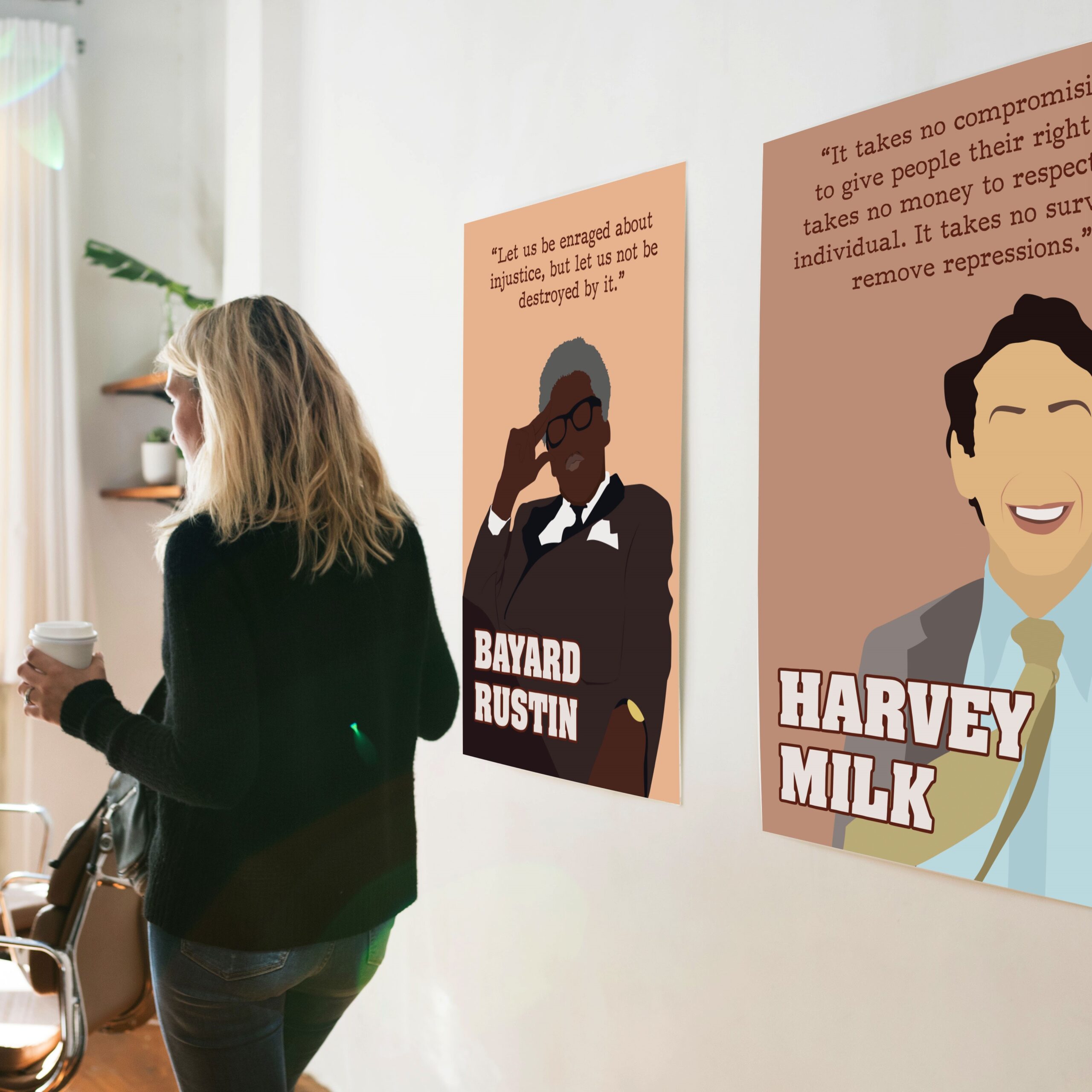 Harvey Milk Inspirational Quote Wall Art - Image 2