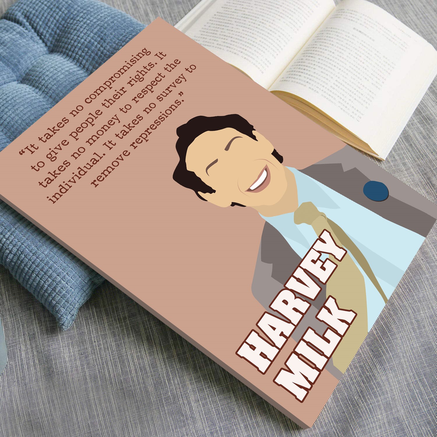 Harvey Milk Inspirational Quote Wall Art - Image 4