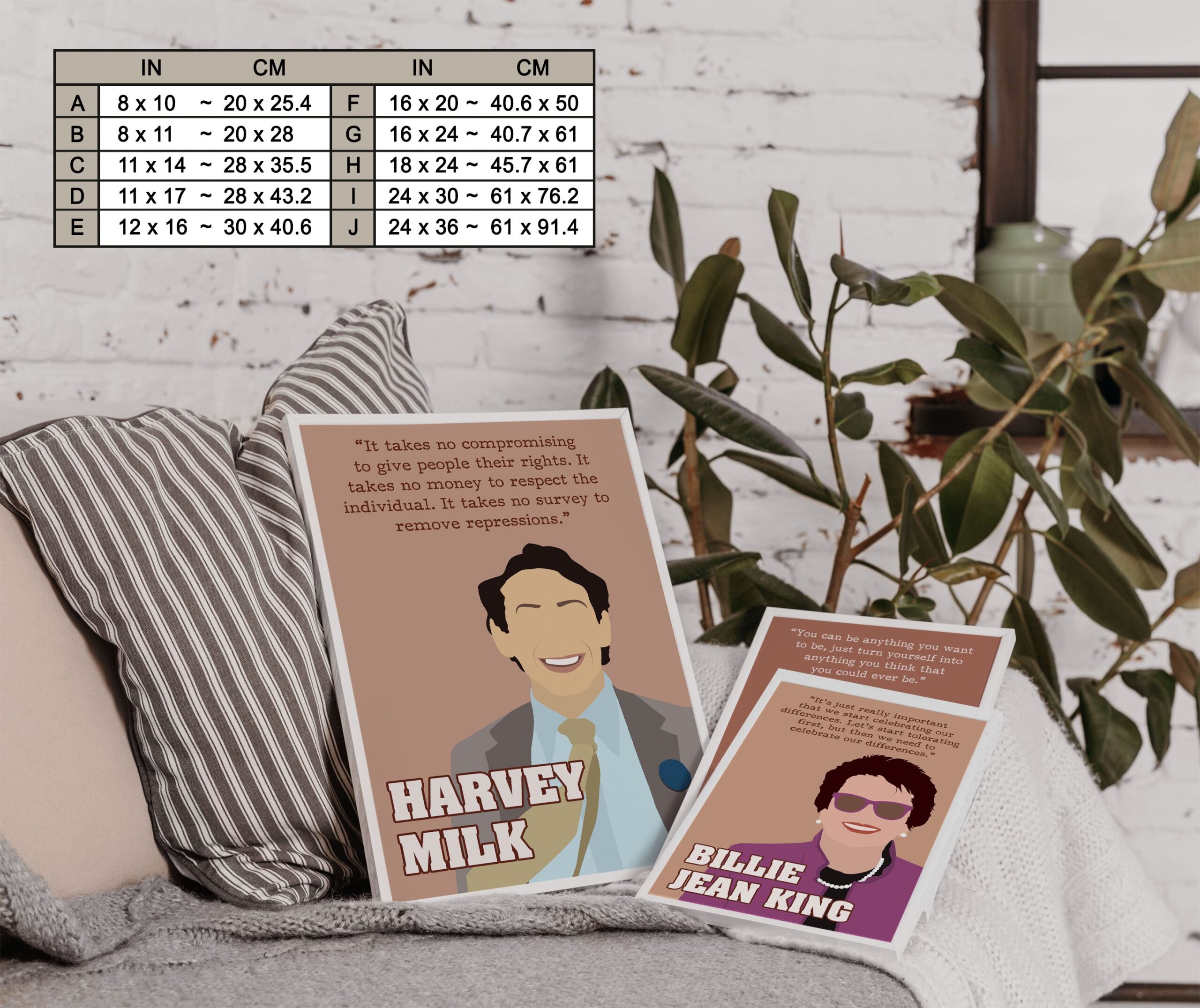 Harvey Milk Inspirational Quote Wall Art - Image 7