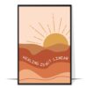 Healing is Not Linear Boho Wall Art