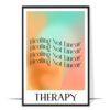 Healing Not Linear Aura Wall Art