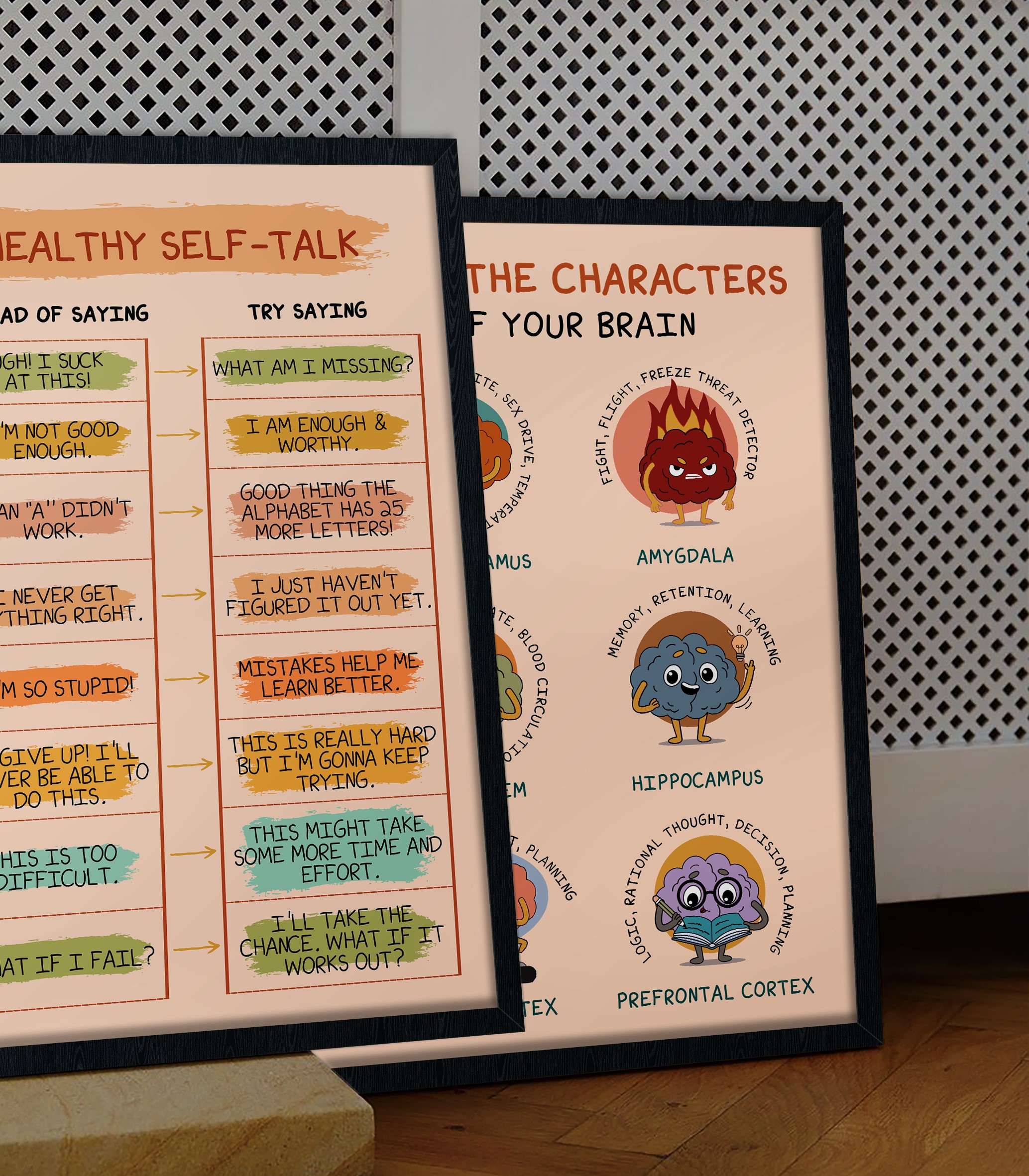 Healthy Self Talk Boho Mental Health Printable - Image 3