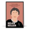 Helen Keller Hand-drawn Wall Art