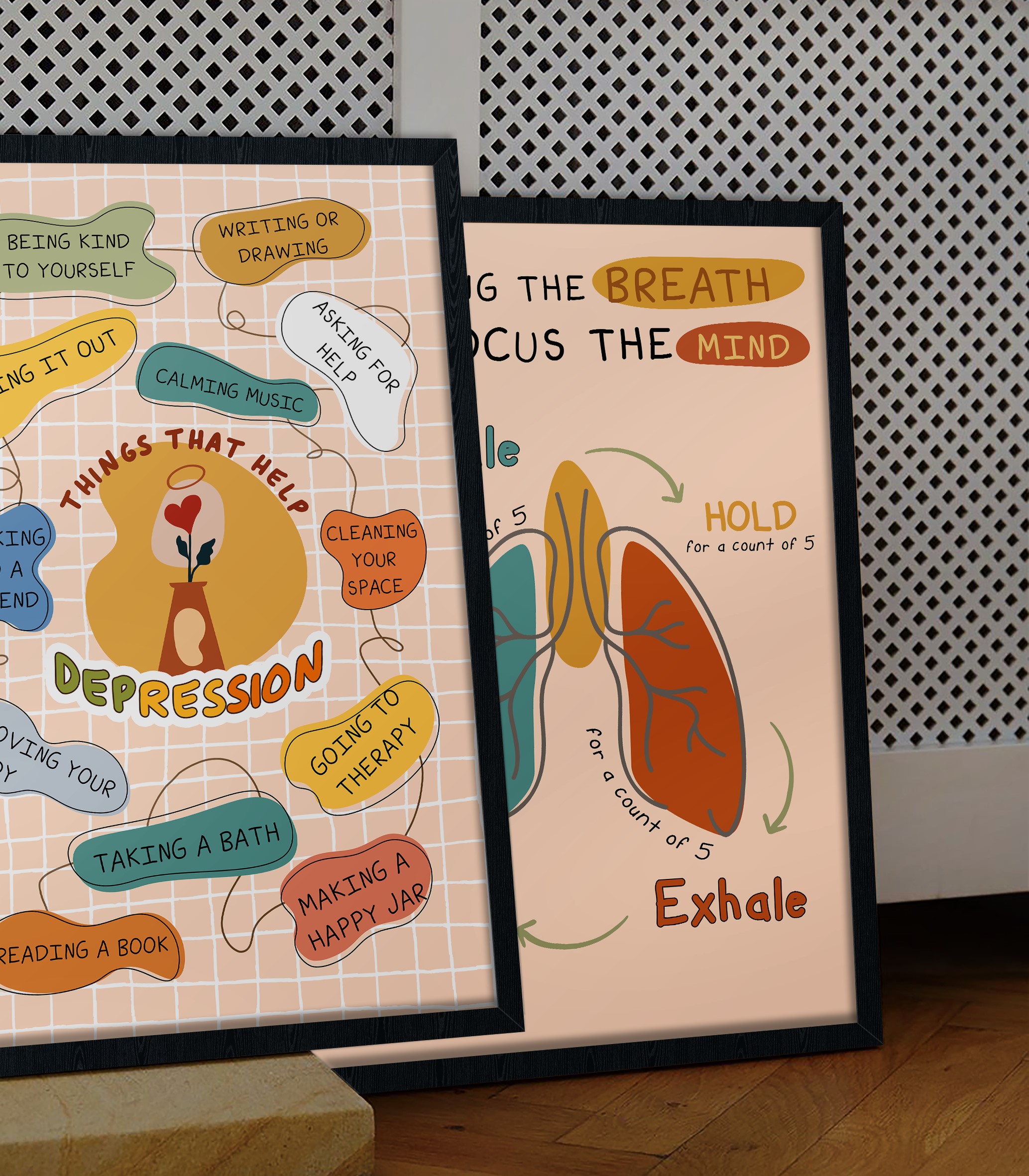 Help Depression Boho Mental Health Printable - Image 3