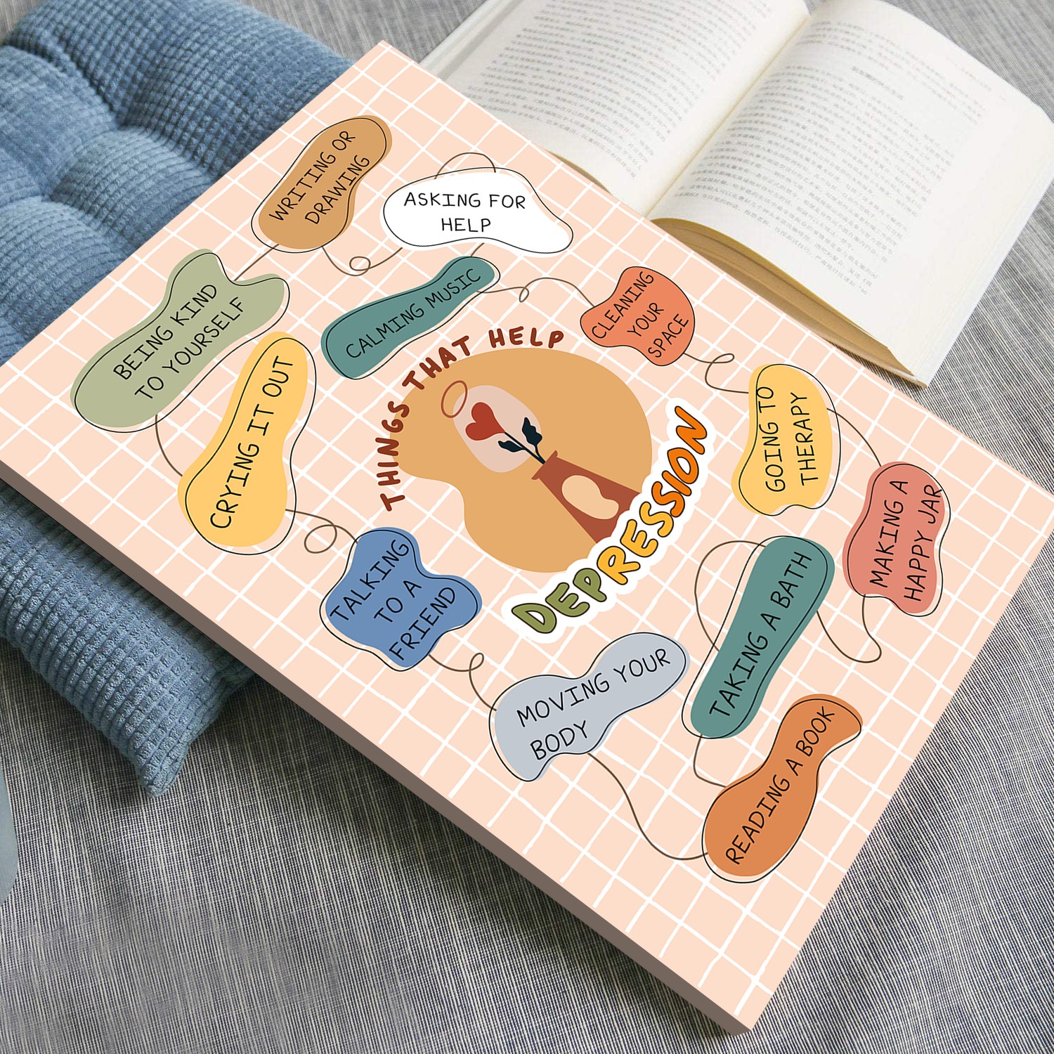 Help Depression Boho Mental Health Printable - Image 4