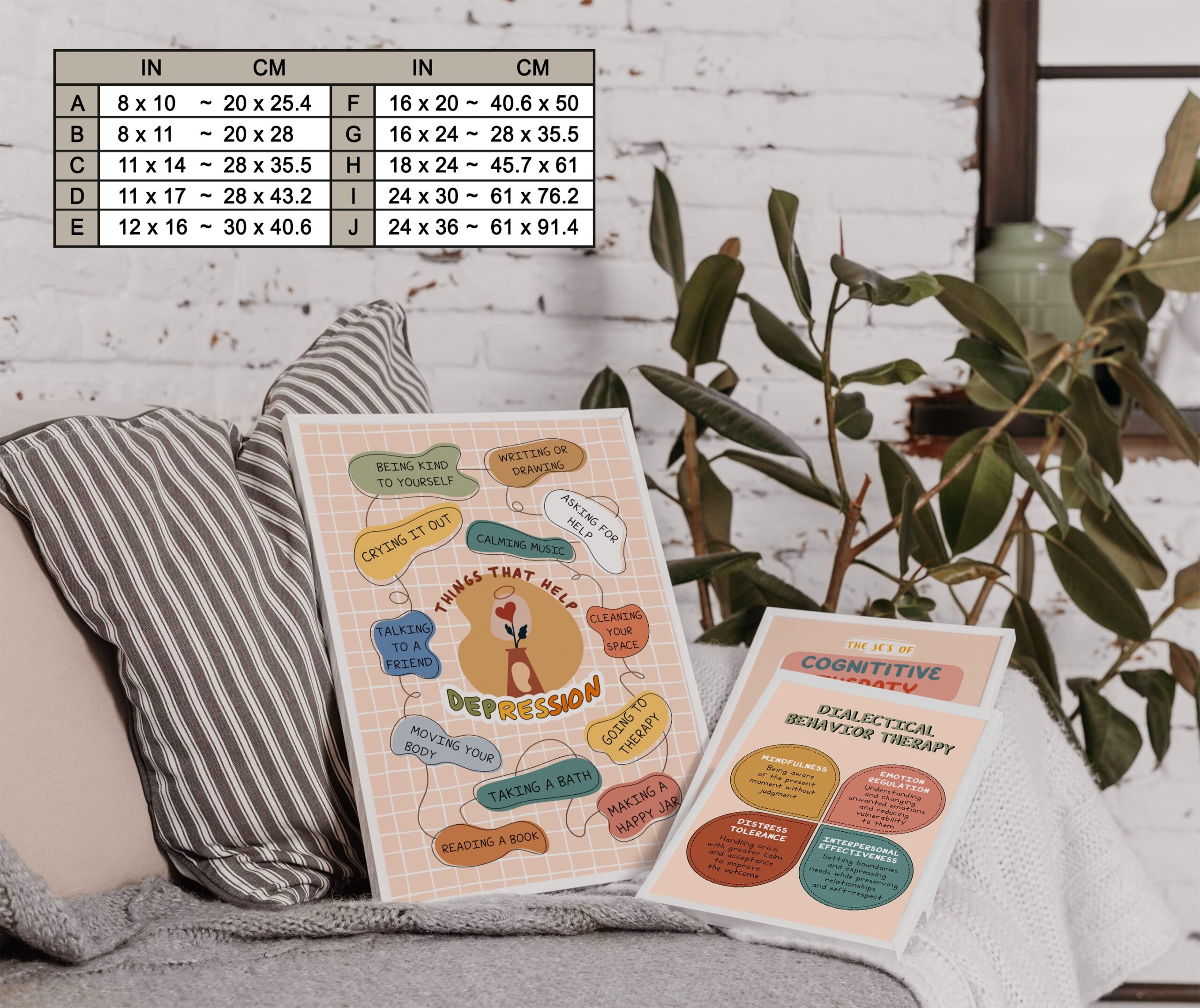 Help Depression Boho Mental Health Printable - Image 7