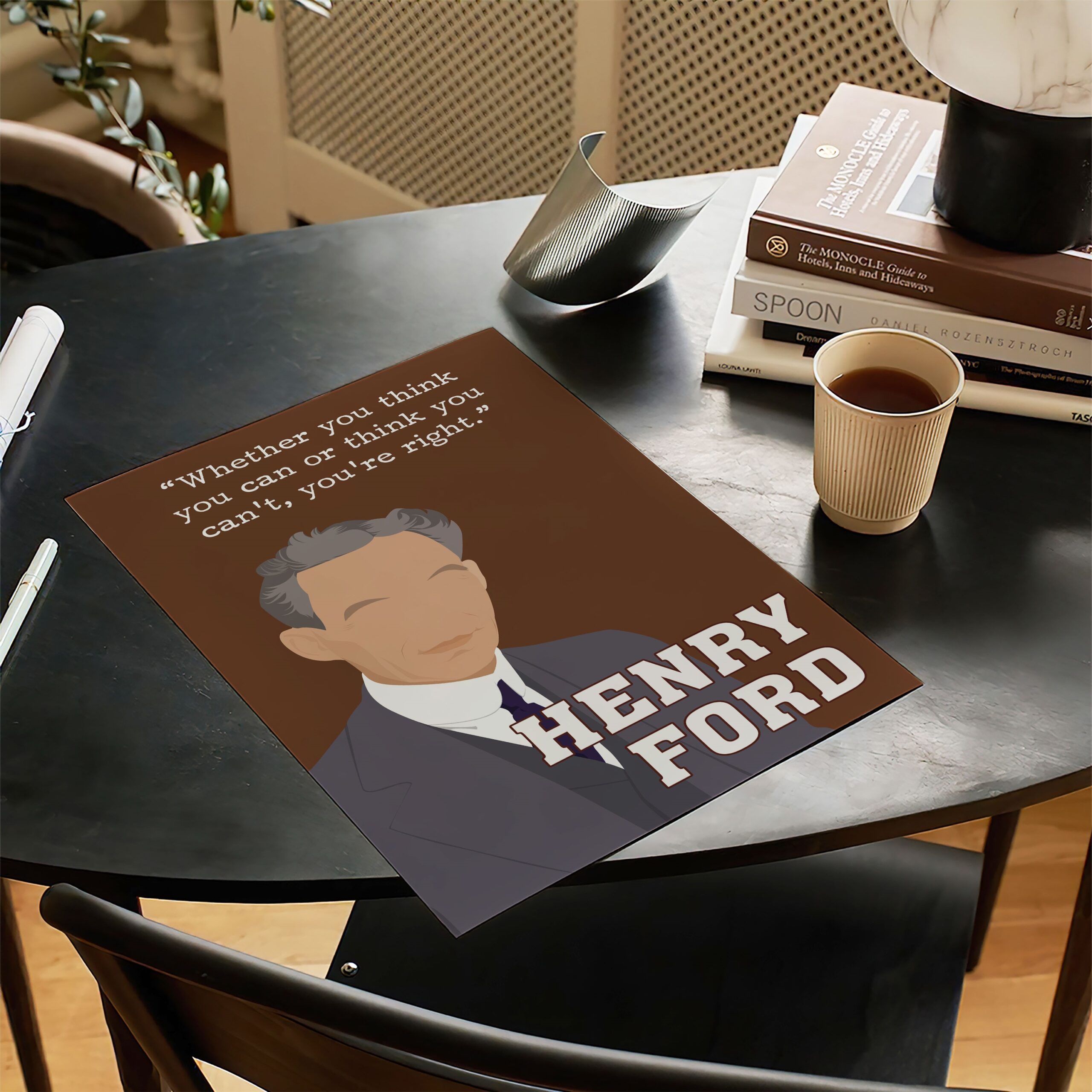 Henry Ford Businessman Motivational Quote Wall Art - Image 2