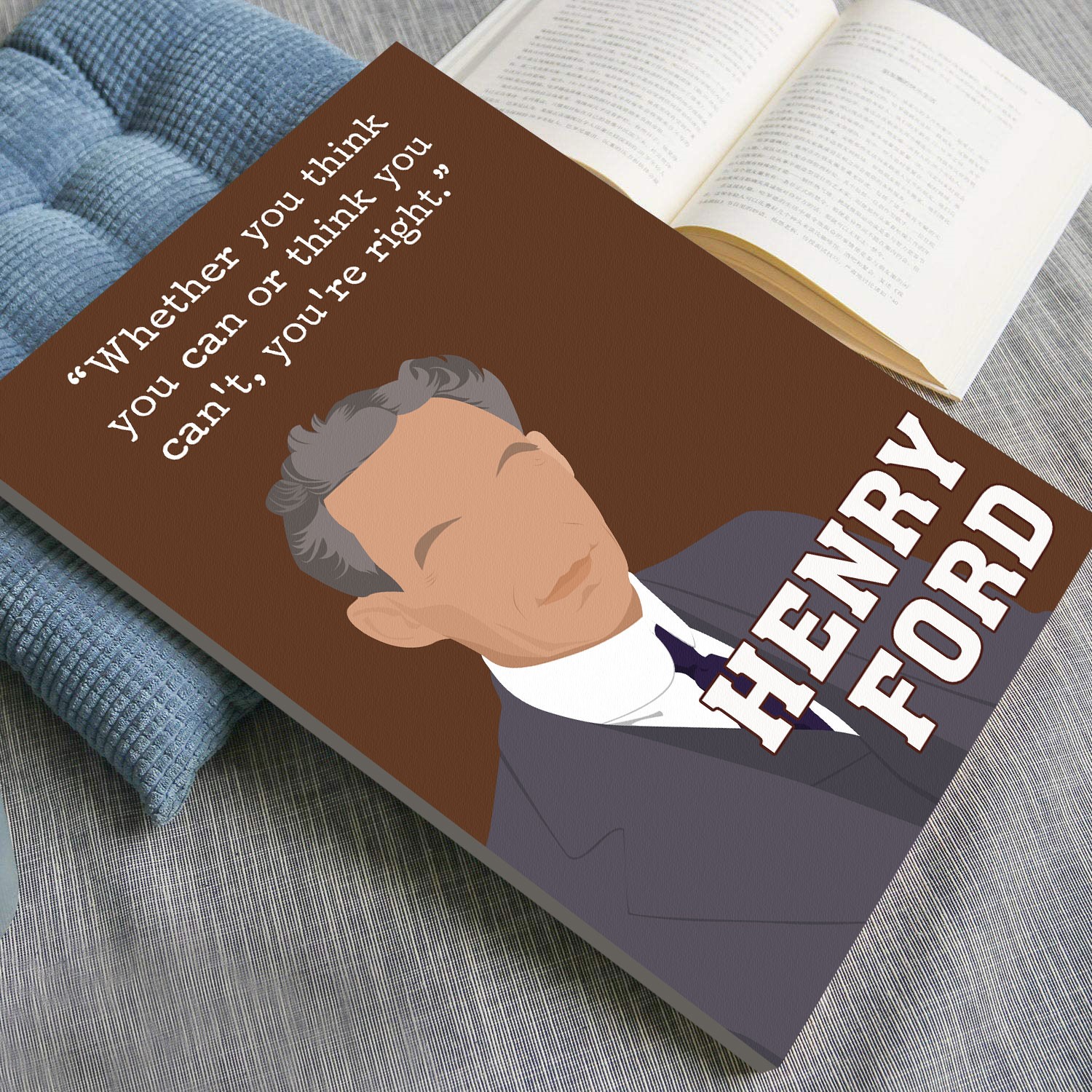 Henry Ford Businessman Motivational Quote Wall Art - Image 3