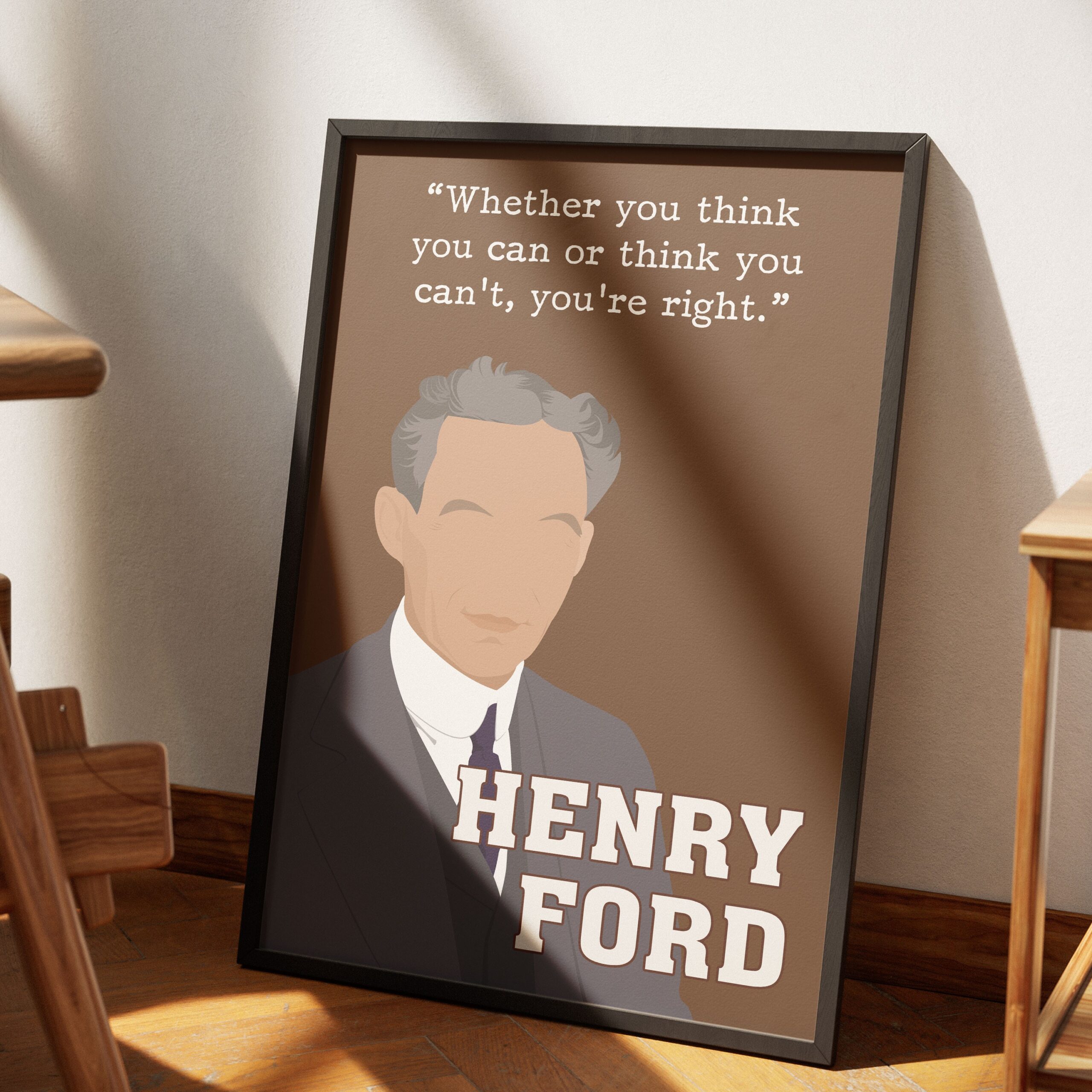 Henry Ford Businessman Motivational Quote Wall Art - Image 4