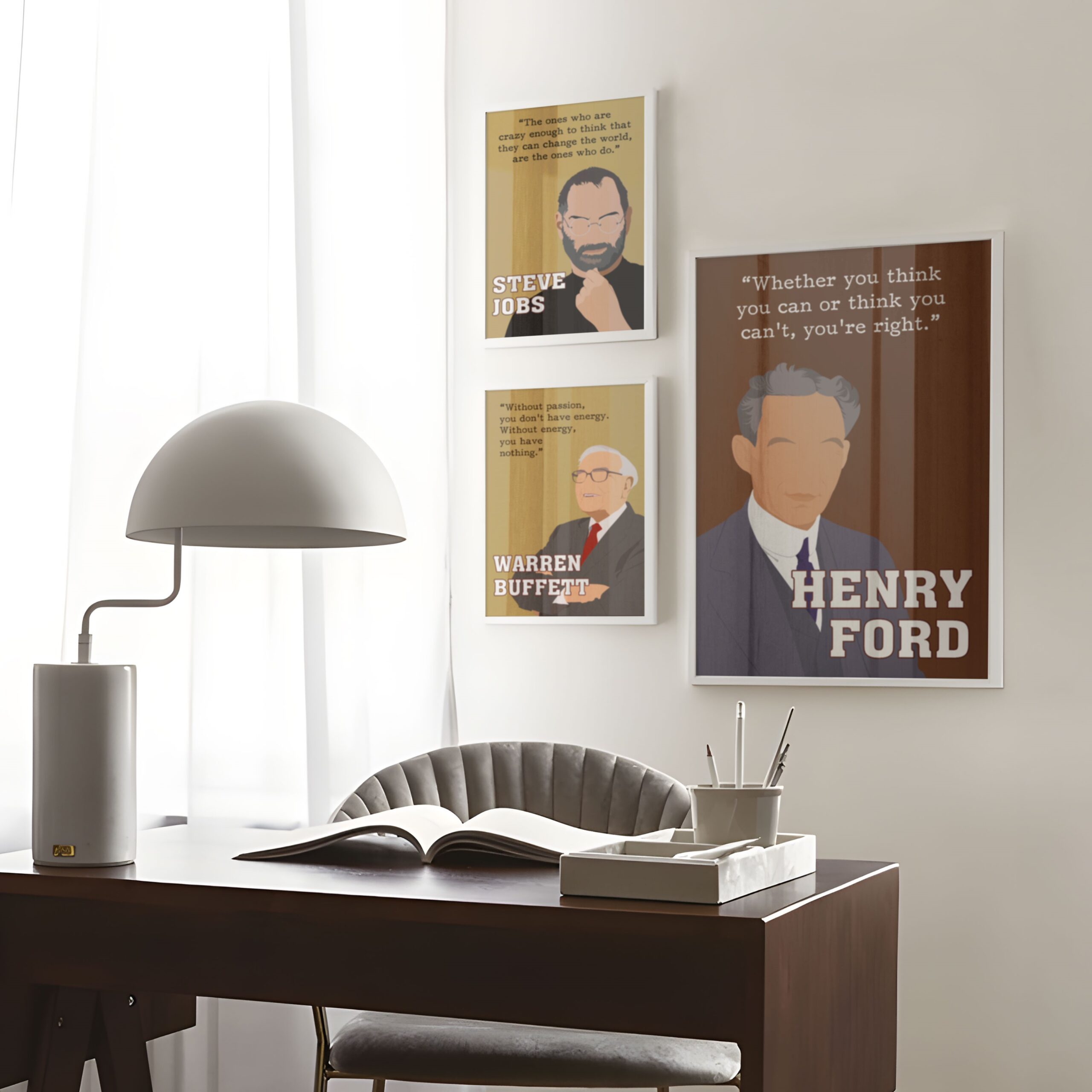 Henry Ford Businessman Motivational Quote Wall Art - Image 5